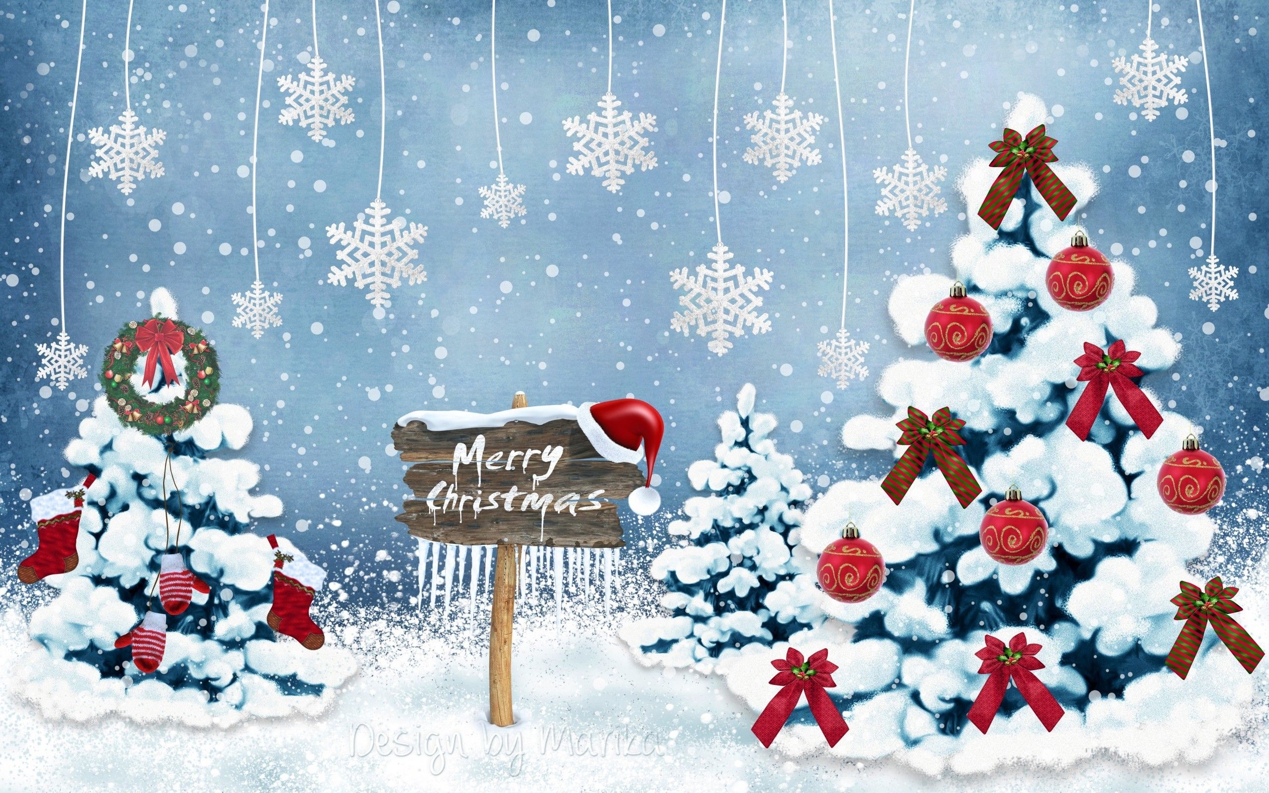 2560x1600 1080p Christmas HD Wallpaper, Desktop