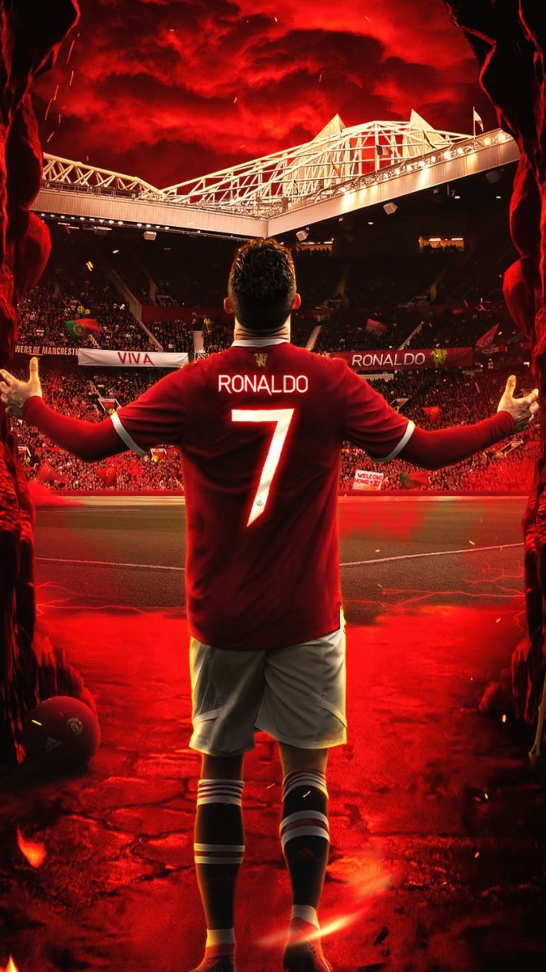 1080x1920 Cristiano Ronaldo Manchester United Wallpaper CR7 Manchester United Background Download, Phone