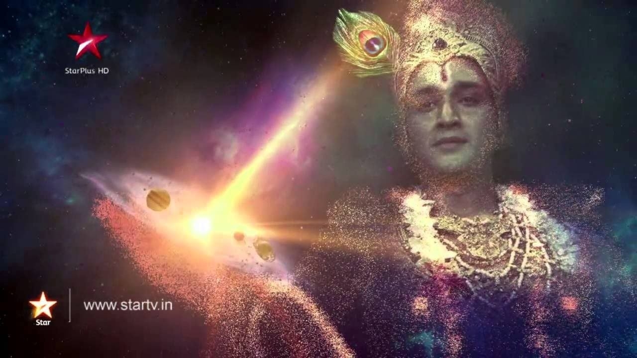 1280x720 Krishna Vishwaroop In Mahabharat Wallpaper, Desktop