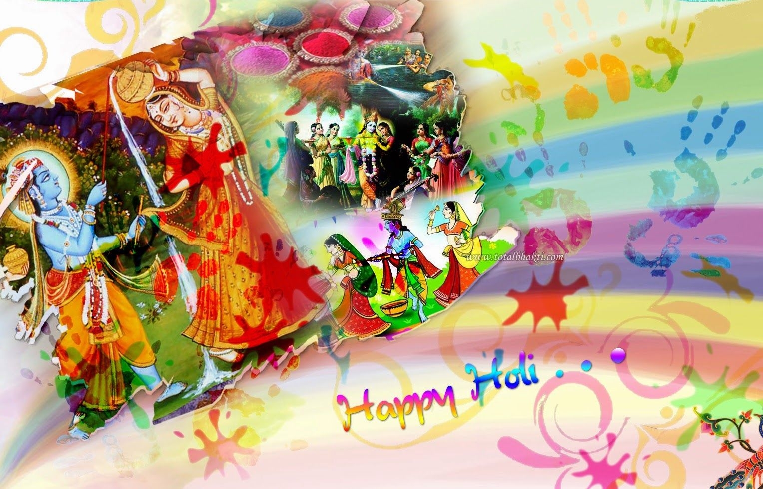 1530x980 Happy Holi 2020 Wishes, Image, HD Radha Krishna Wallpaper, Desktop