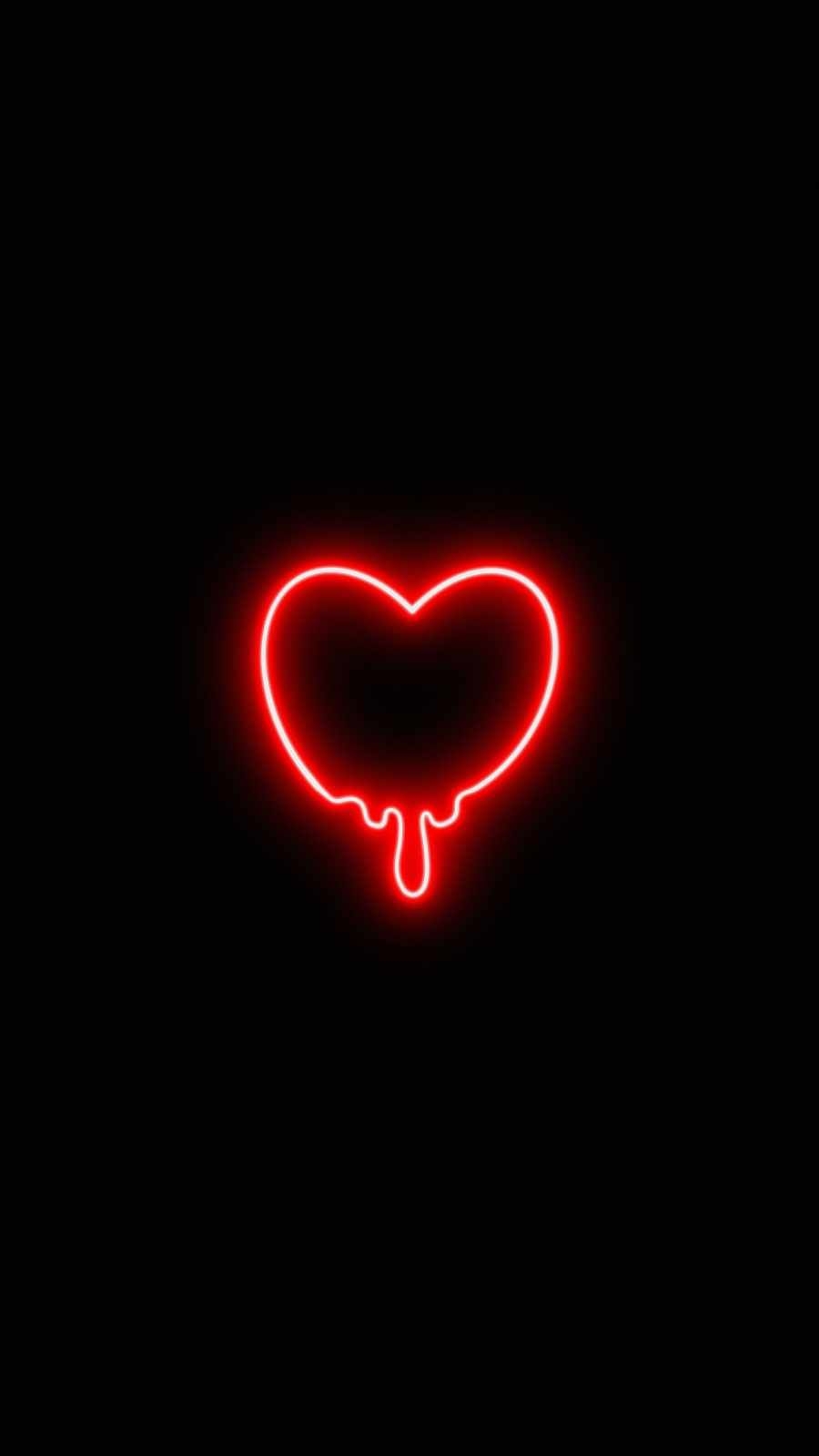 900x1600 Neon Heart iPhone Wallpaper Wallpaper 4K of Wallpaper for Andriod, Phone