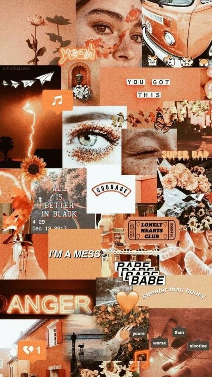 720x1280 Black Aesthetic Wallpaper Collage, Phone