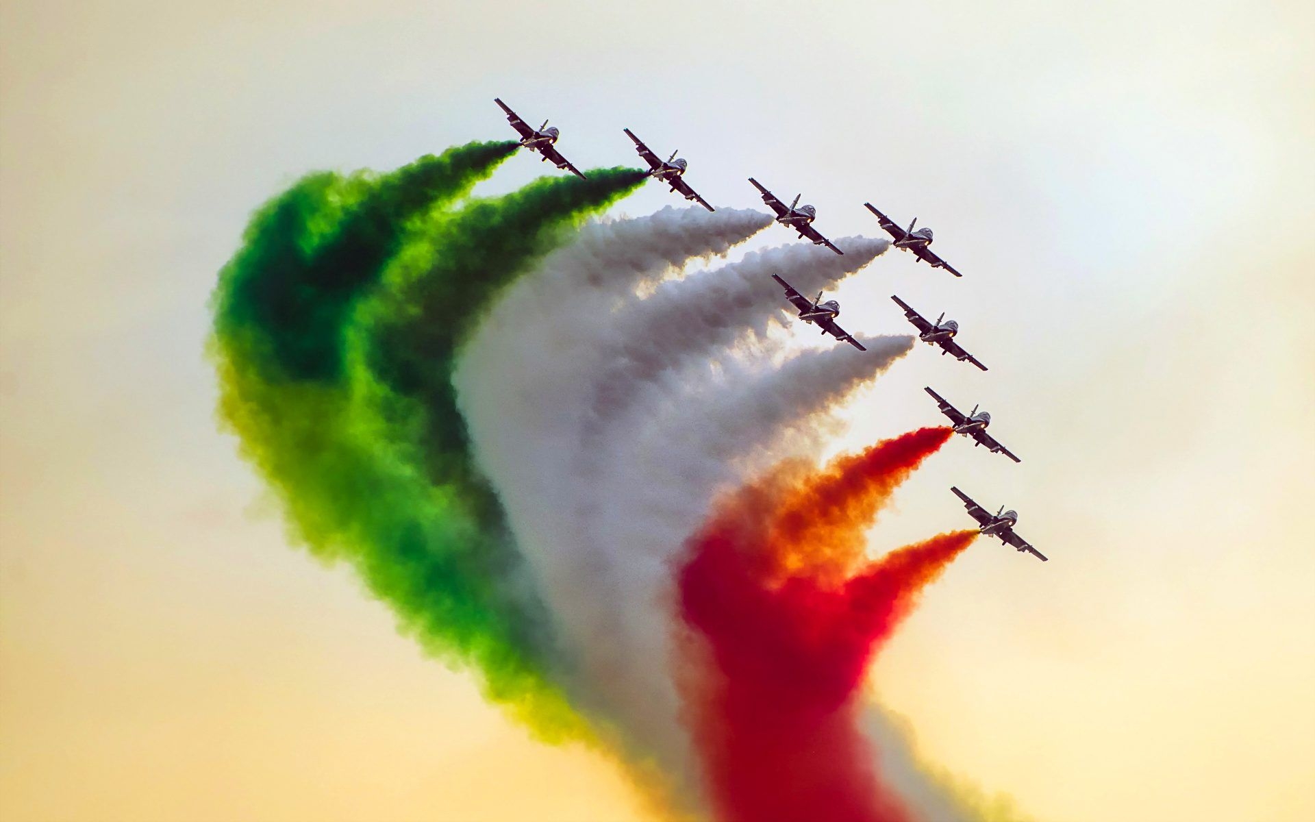 1920x1200 Indian Airforce Fighter Jets Smoke 4K Wallpaper, Desktop