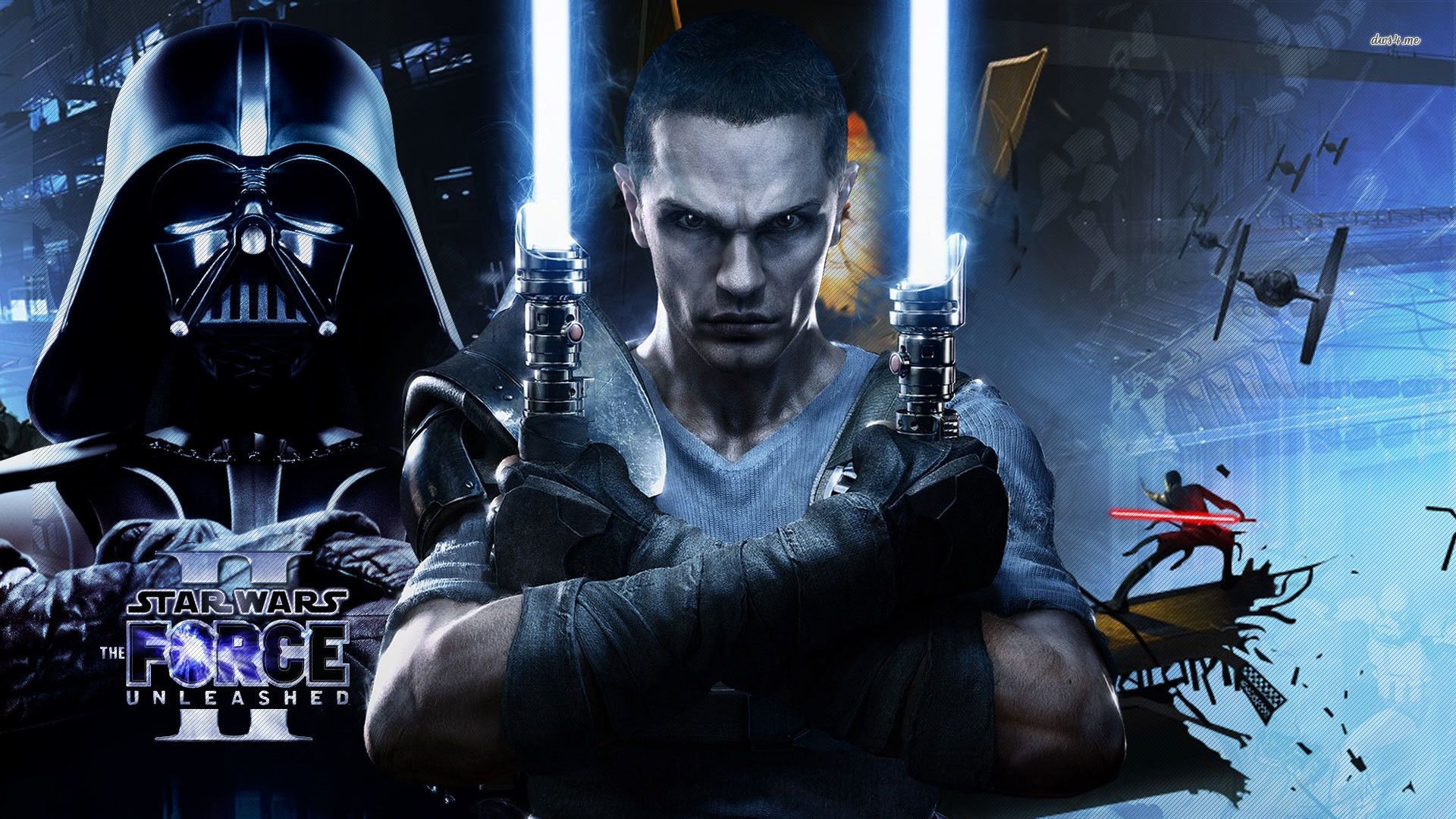 1920x1080 Starkiller And Darth Vader In Star Wars Wars The Force Unleashed Wallpaper HD, Desktop