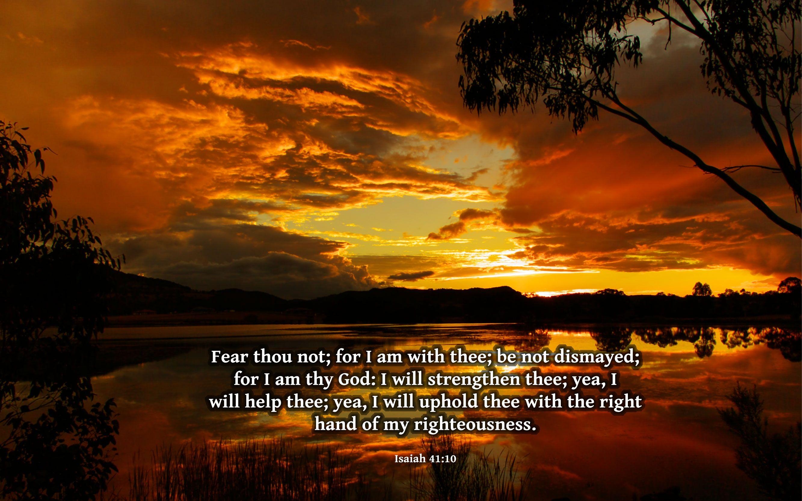 2670x1670 Isaiah 41:10 Nature & Bible Desktop Background / Wallpaper, Desktop