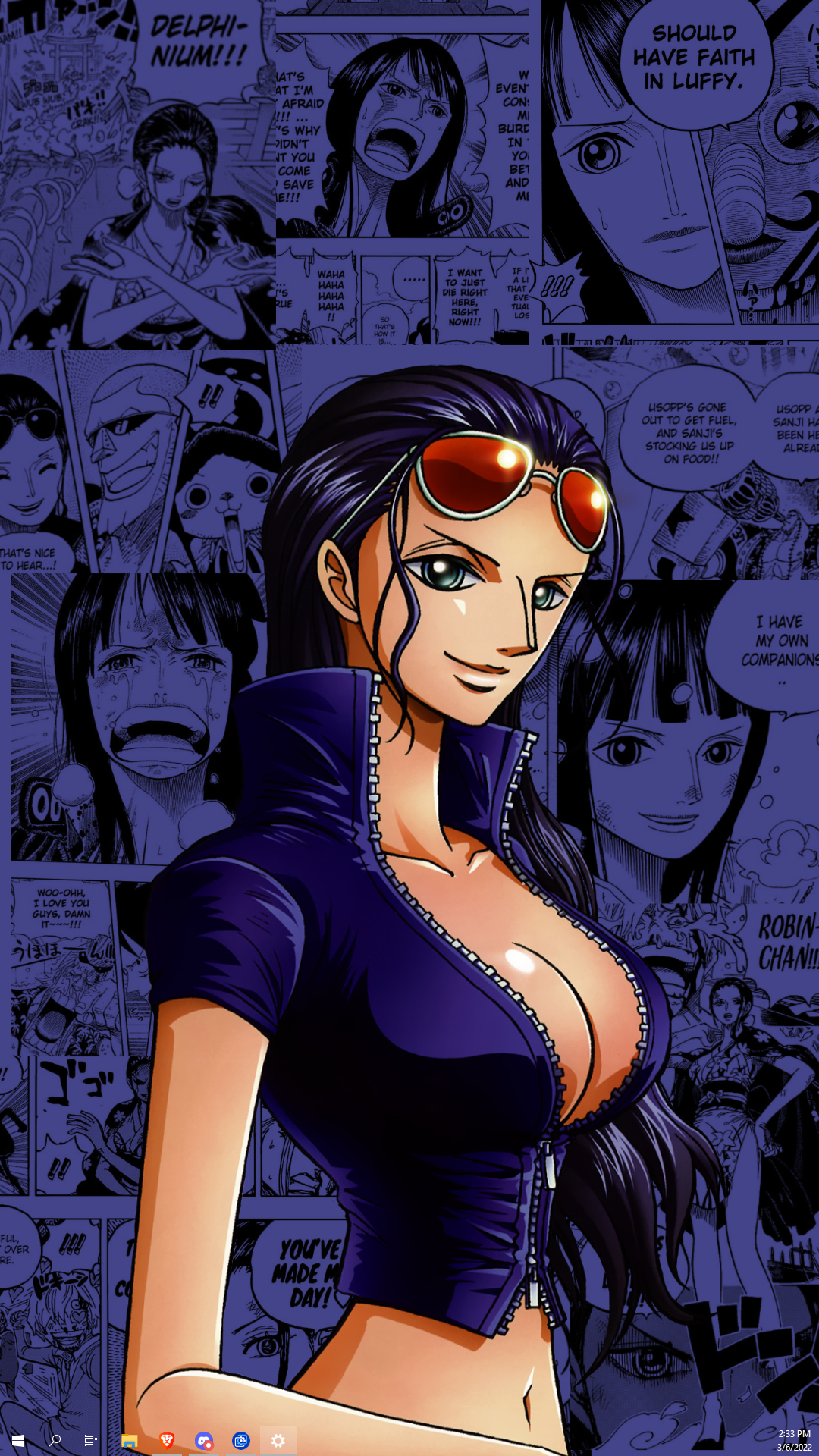 1080x1920 A little Nico Robin Manga Collage Wallpaper I did, Phone