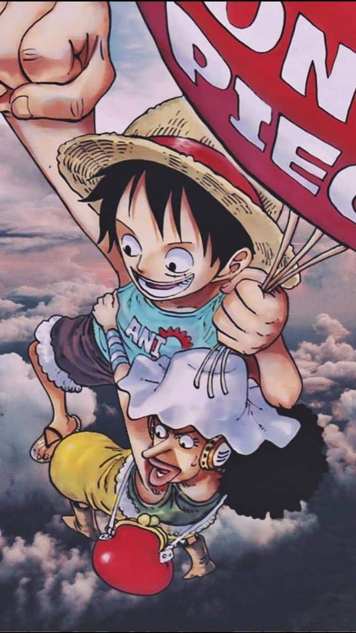 720x1280 Luffy and Usopp kid wallpaper, Phone