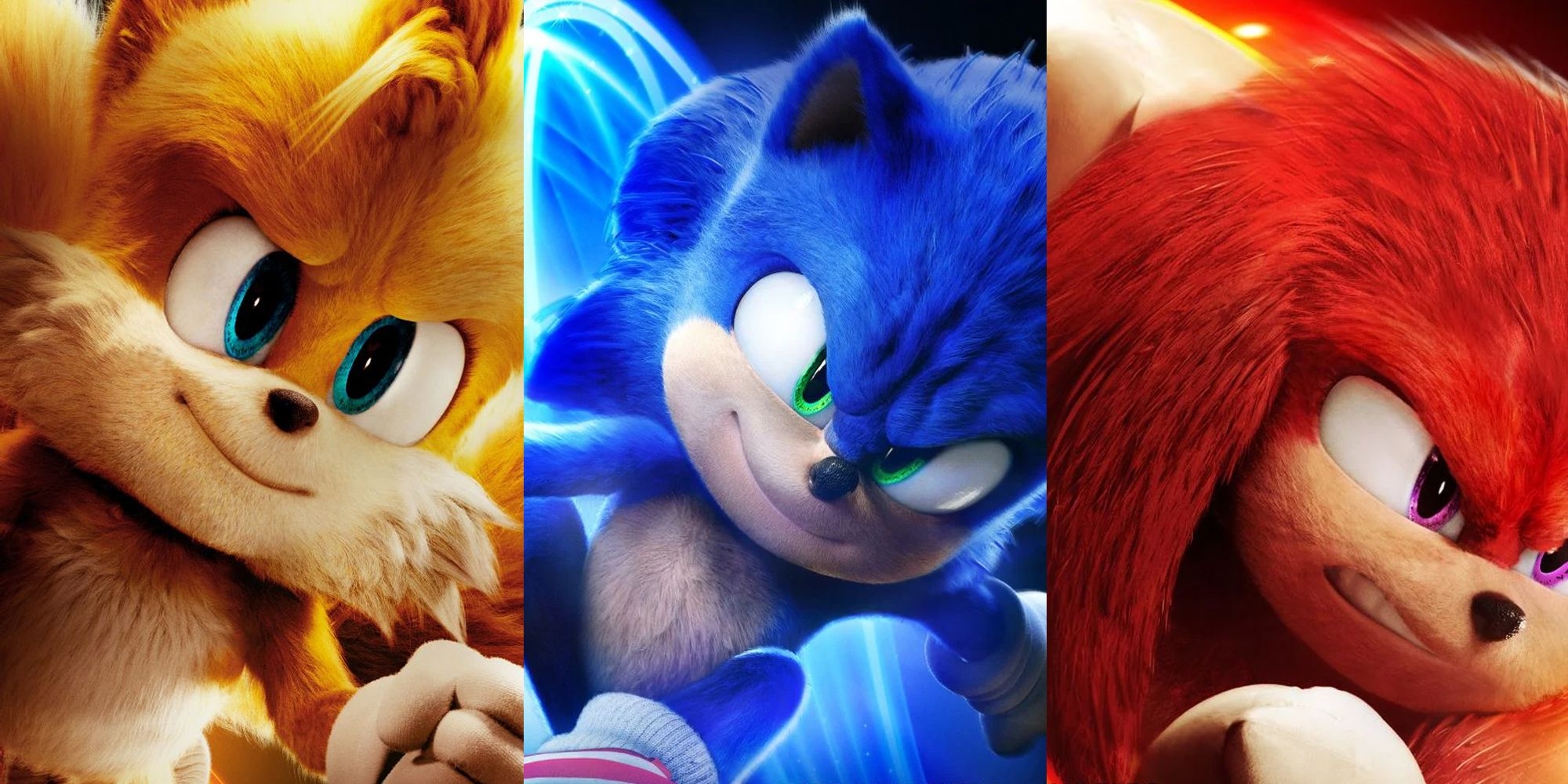 2000x1000 Idris Elba's Knuckles Is Ready For Battle in Sonic 2 Character Posters, Dual Screen