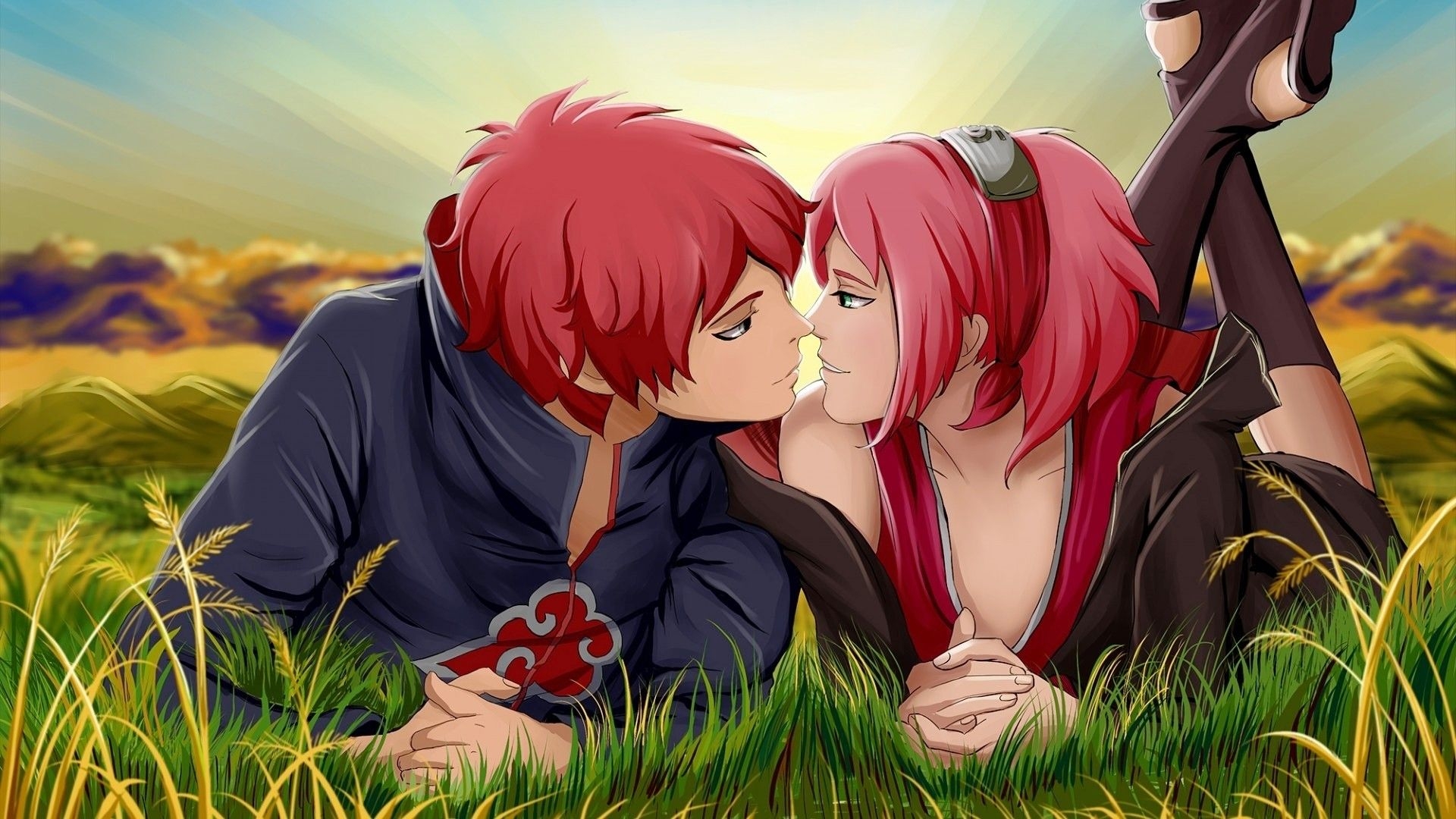 1920x1080 Free Cute Anime Couple Background Windows Tablet Amazing 4k High, Desktop