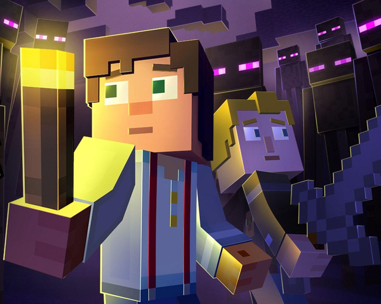 1280x1030 Minecraft: Story Mode Wallpaper in, Desktop