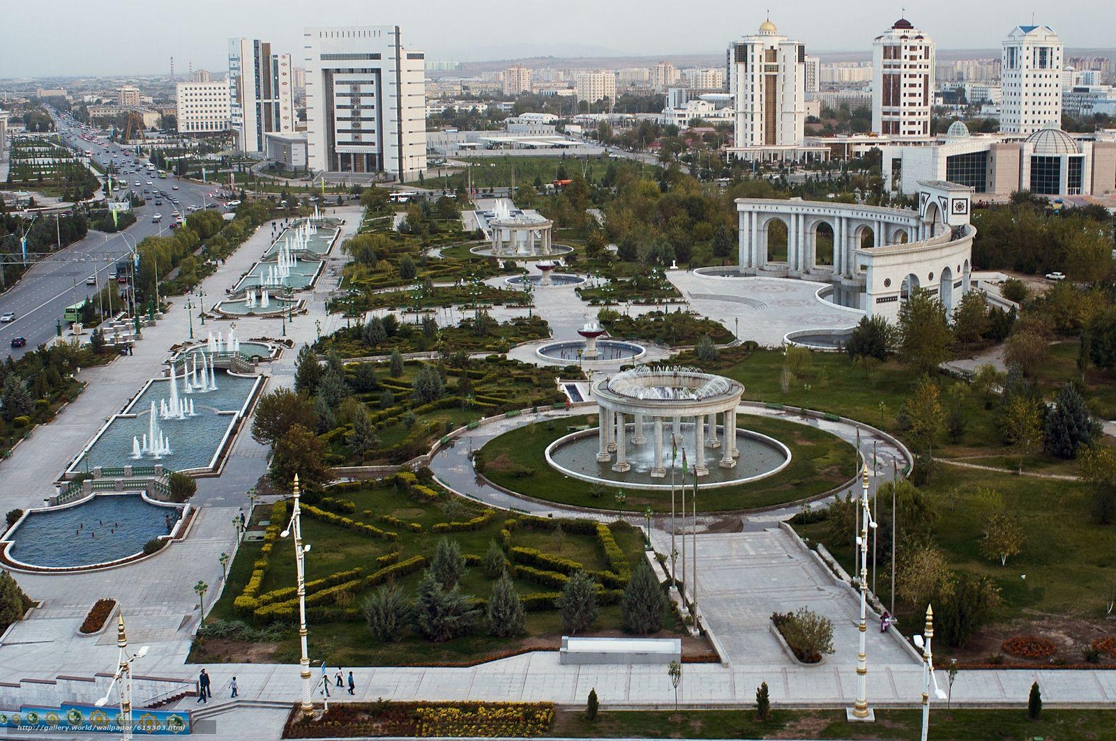 1600x1070 Download wallpaper Ashgabat, Turkmenistan, Turkmenistan, area free, Desktop