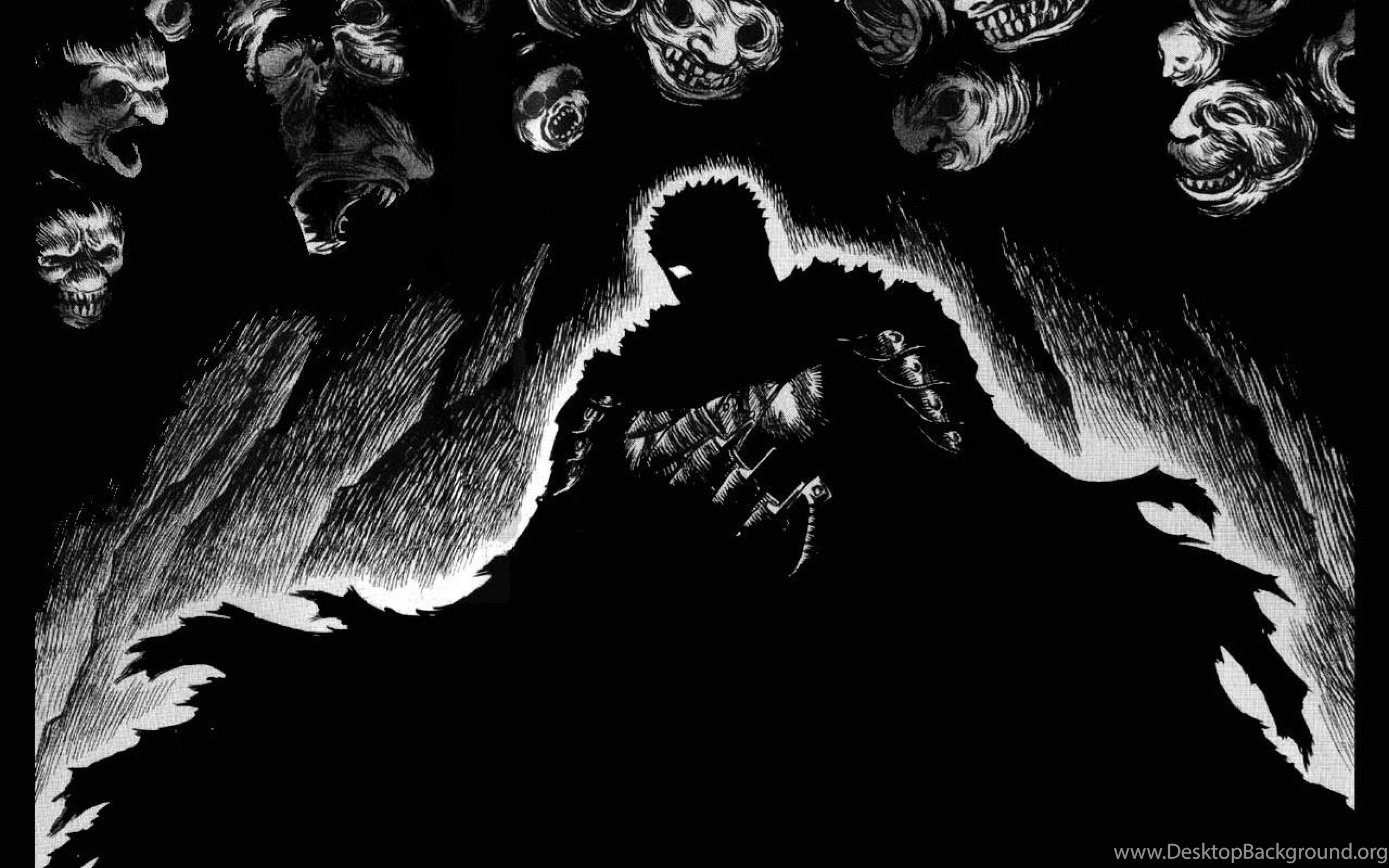 2560x1600 dark anime wallpaper hd, black and white, darkness, monochrome photography, graphy, photography, font, monochrome, fictional character, arch, Desktop