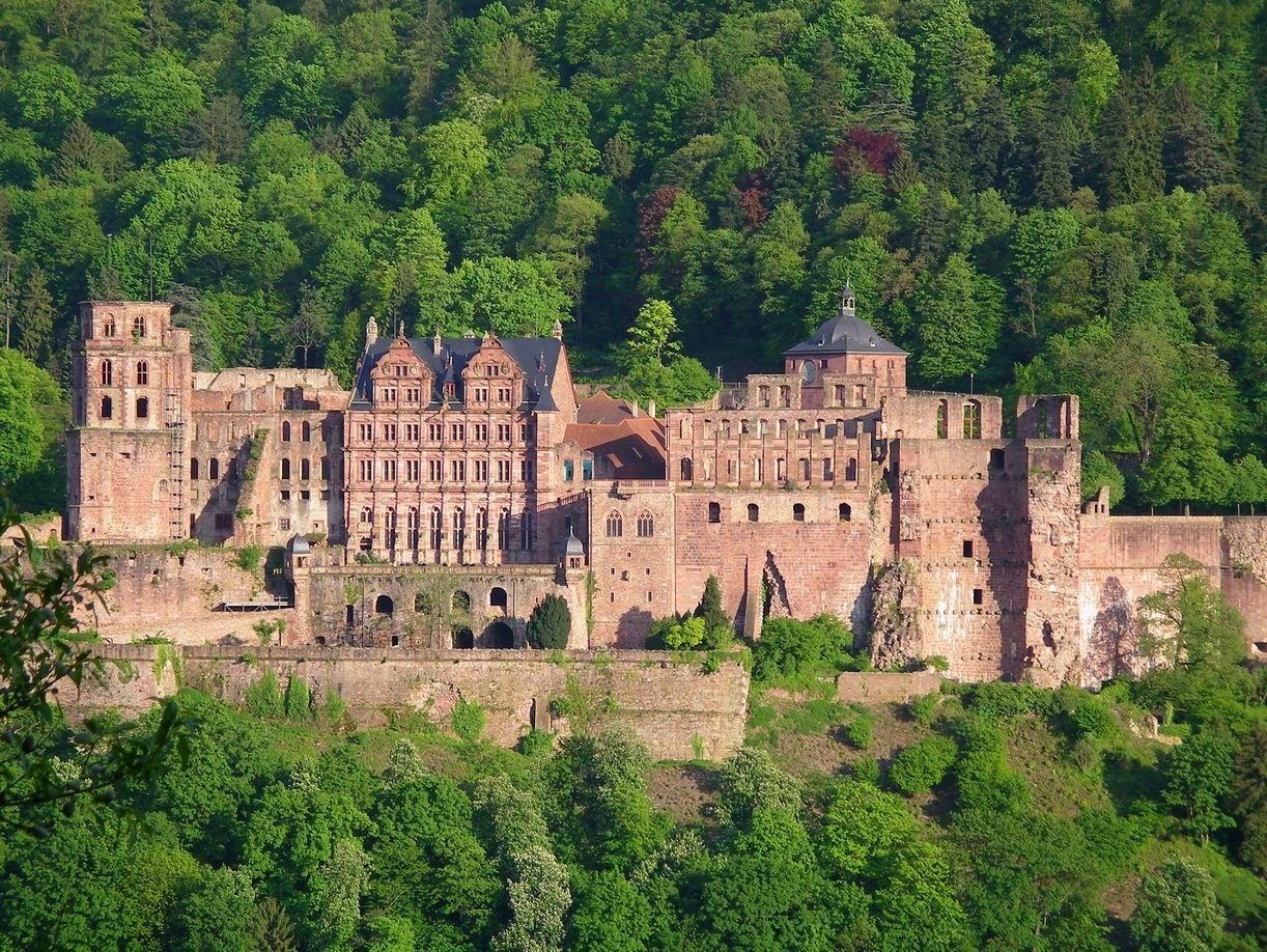 1230x920 Heidelberg Tag wallpaper: Castle Heidelberg Winter Ancient Schloss, Desktop