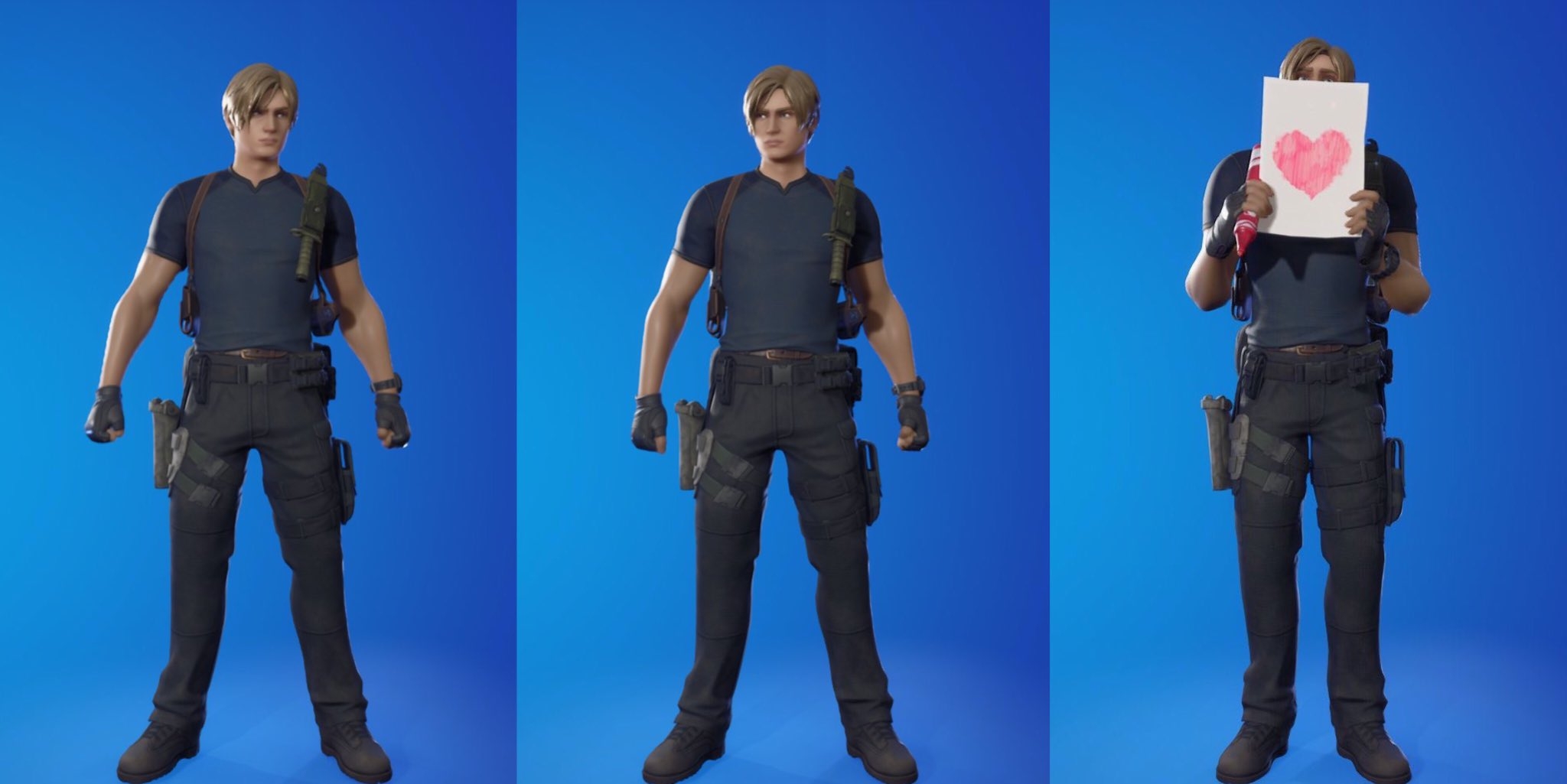 2050x1030 Leon S. Kennedy Fortnite wallpaper, Desktop