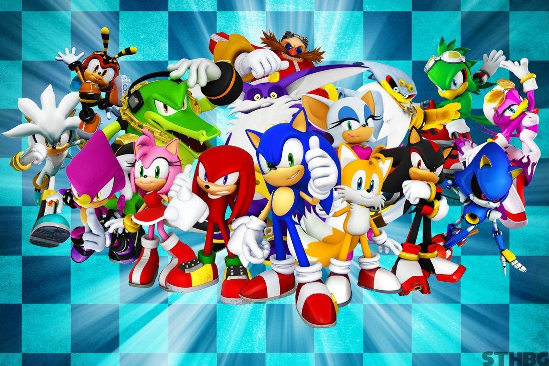 1100x730 Sonic Characters Wallpaper Free Sonic Characters Background, Desktop