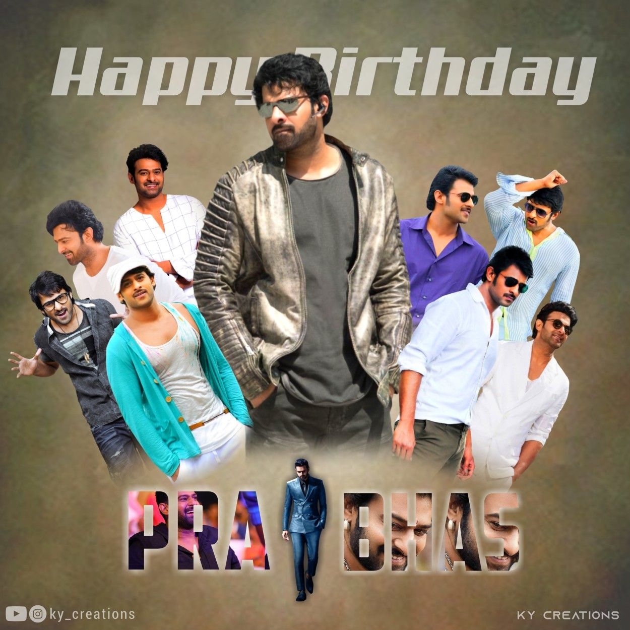 1250x1250 Prabhas birthday. Fictional characters, HD wallpaper, Happy, Phone