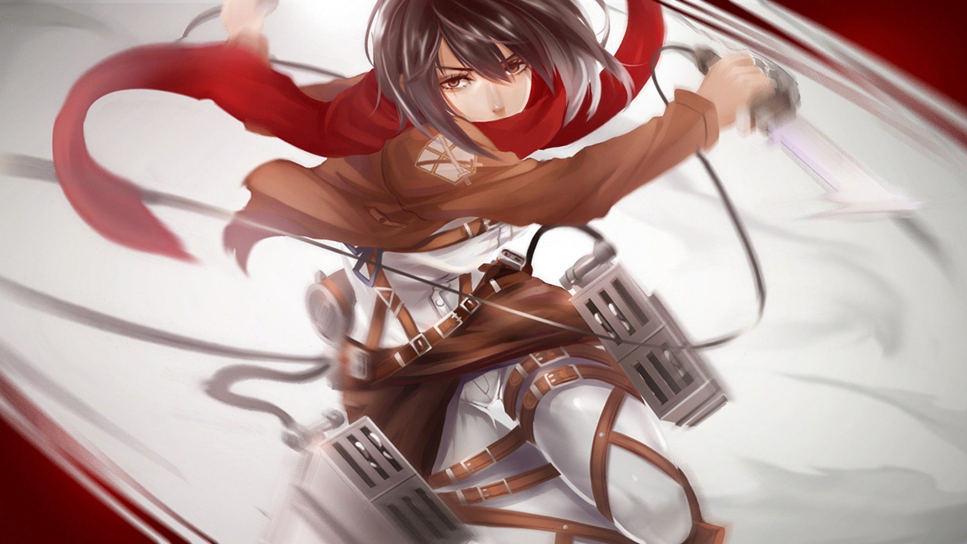 1920x1080 Mikasa Ackerman iPhone Background HD Wallpaper, Desktop