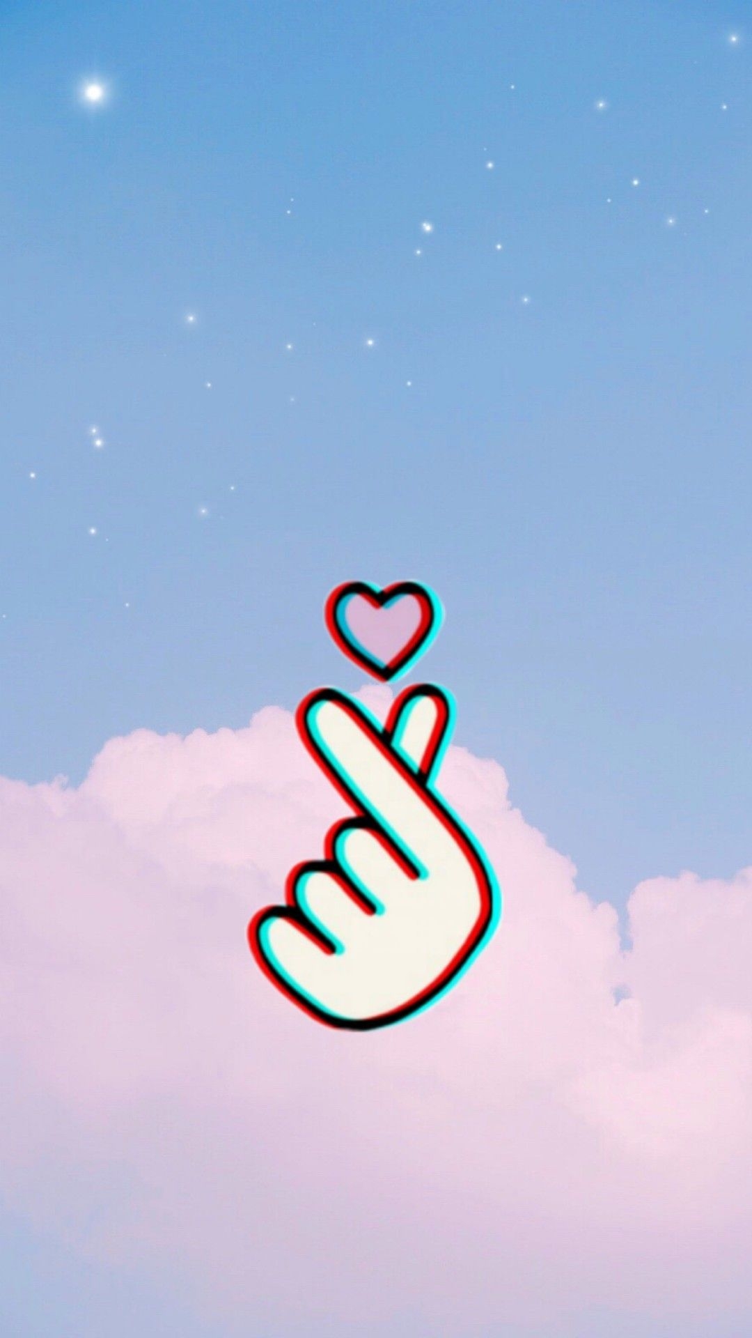 1080x1920 Heart Aesthetic Korean Wallpaper Free Heart Aesthetic Korean Background, Phone