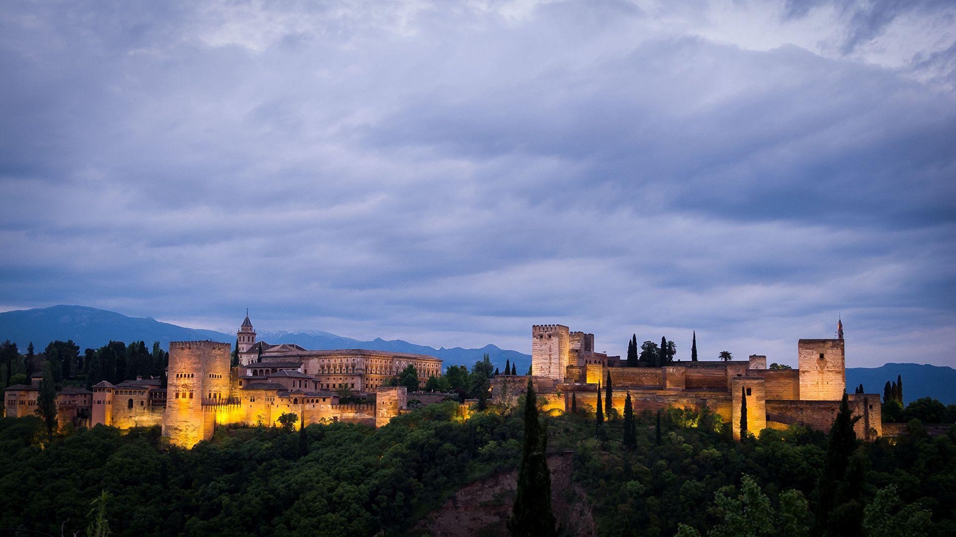 1920x1080 Spain Granada Alhambra Cities, Desktop