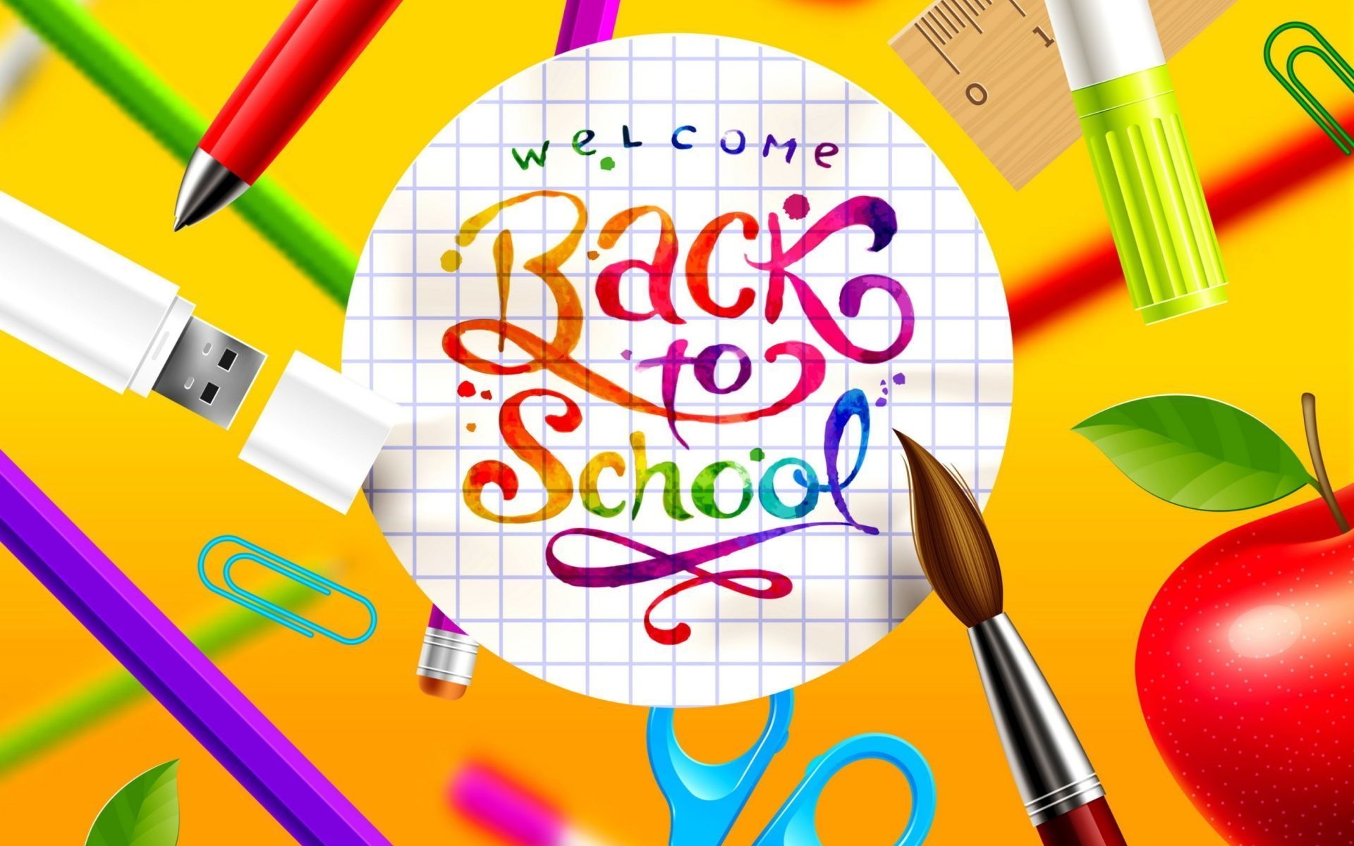 1920x1200 Welcome Back to School Wallpaper Free Welcome Back to School Background, Desktop