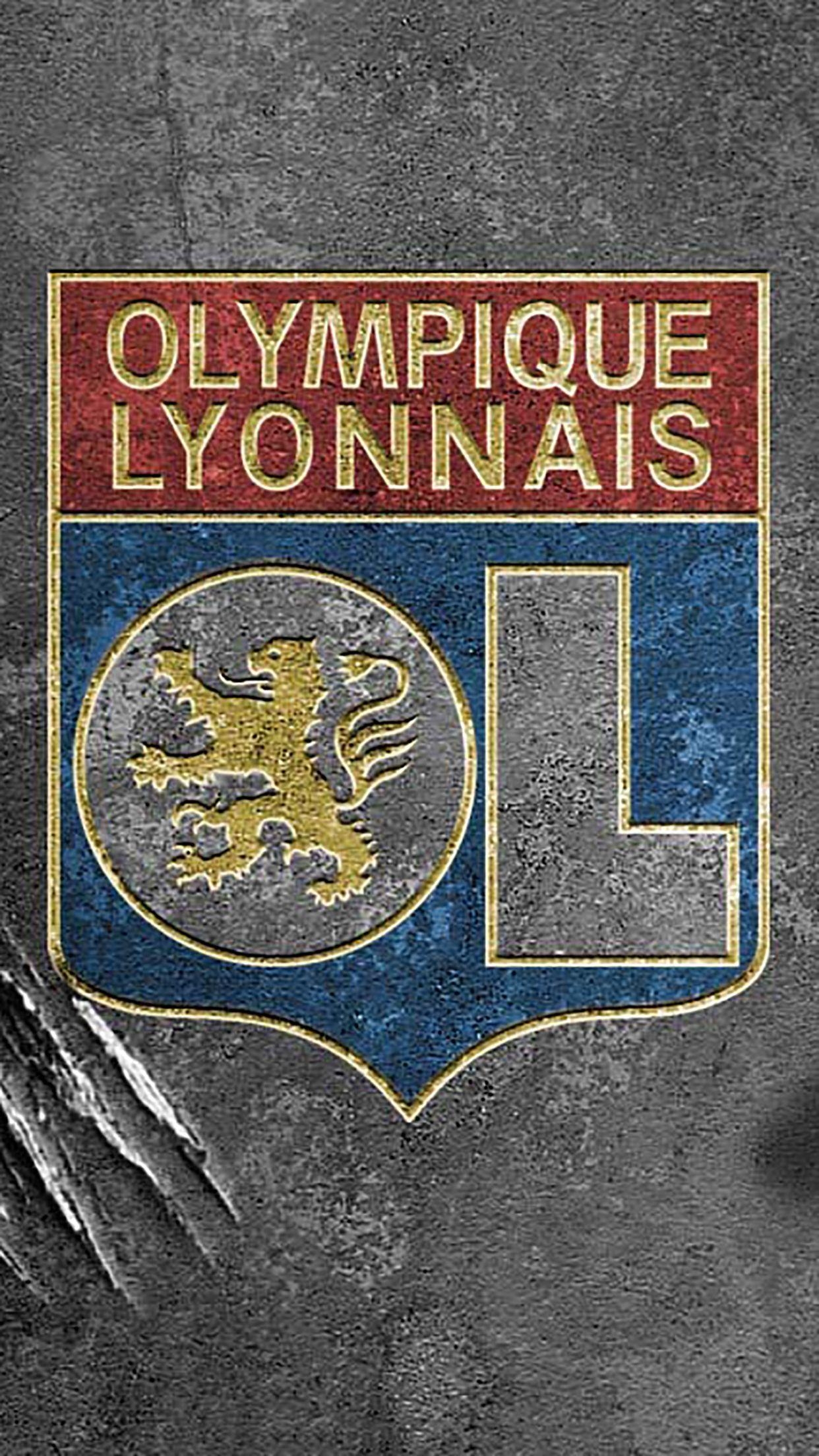 1250x2210 Olympique Lyonnais, Logo 2 Wallpaper For iPhone X, 6, Phone