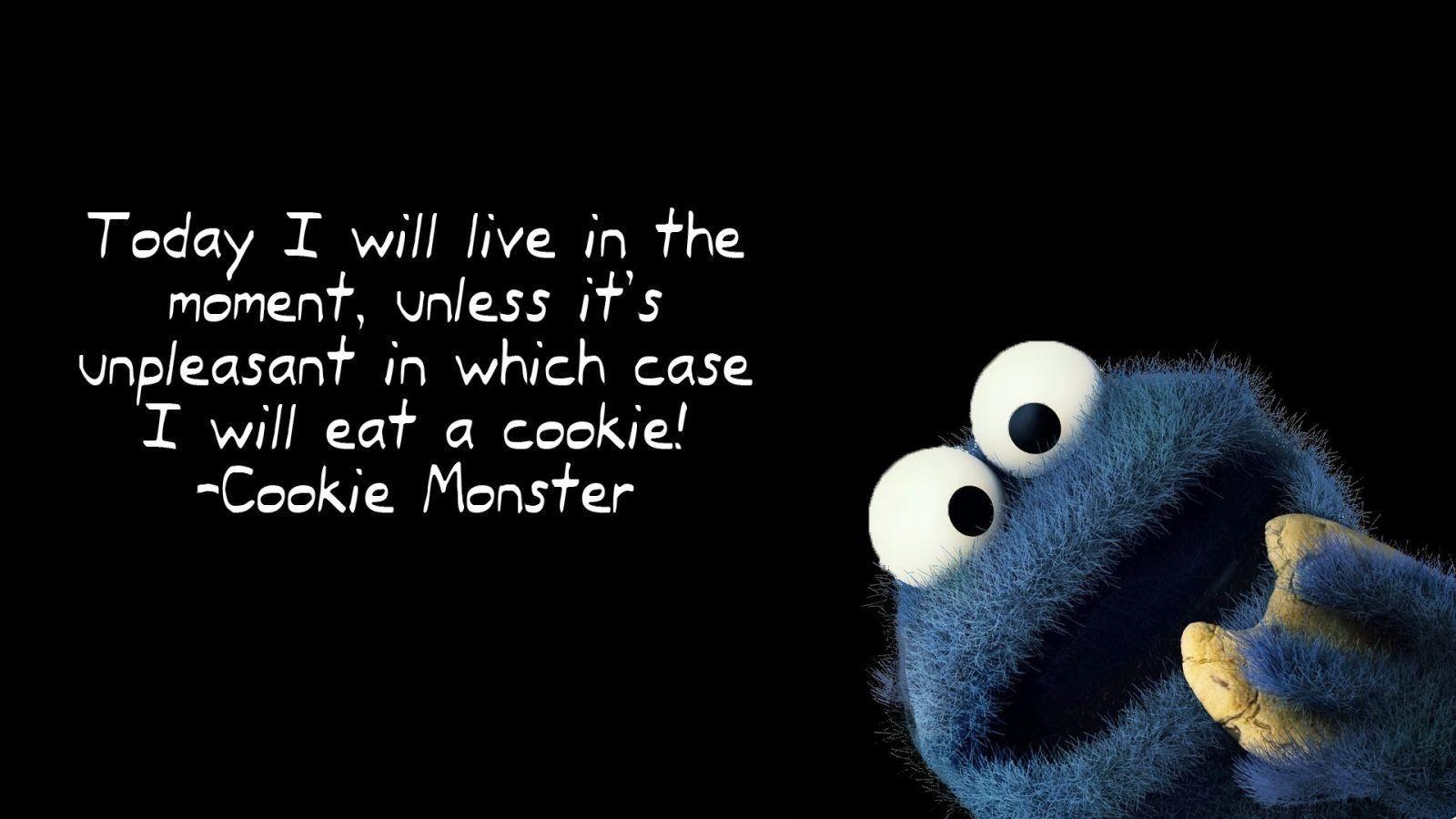 1600x900 Very Funny Wallpaper For Desktop. Funny quotes wallpaper, Cookie monster quotes, Monster quotes, Desktop