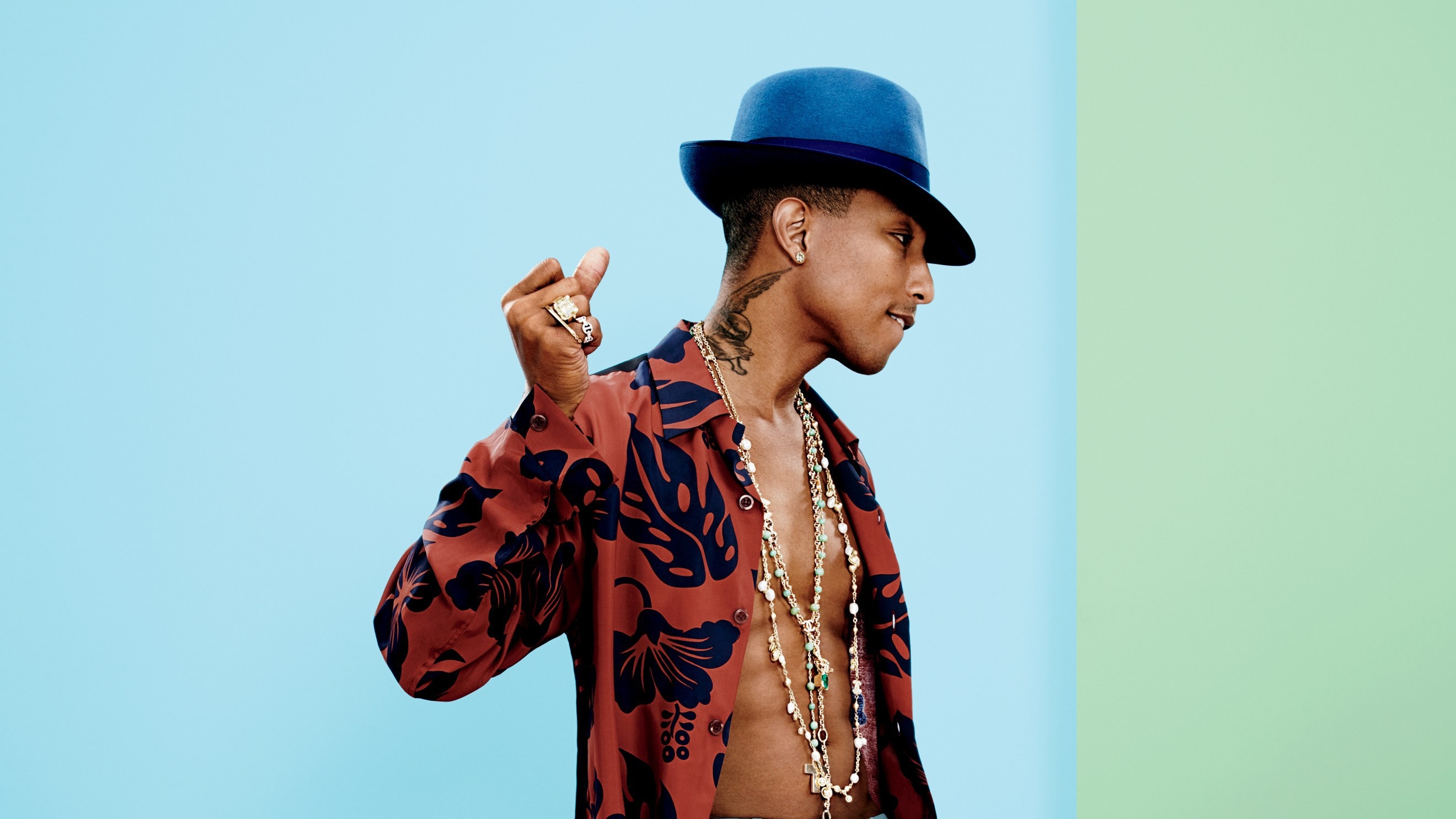 2640x1490 Pharrell Williams HD Pics, Desktop