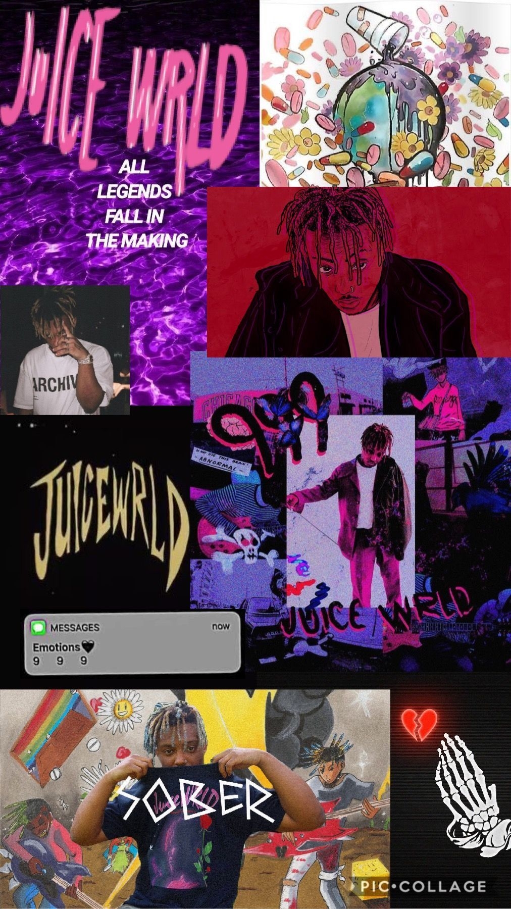 1020x1800 Juice Wrld Aesthetic Wallpaper Free Juice Wrld Aesthetic Background, Phone