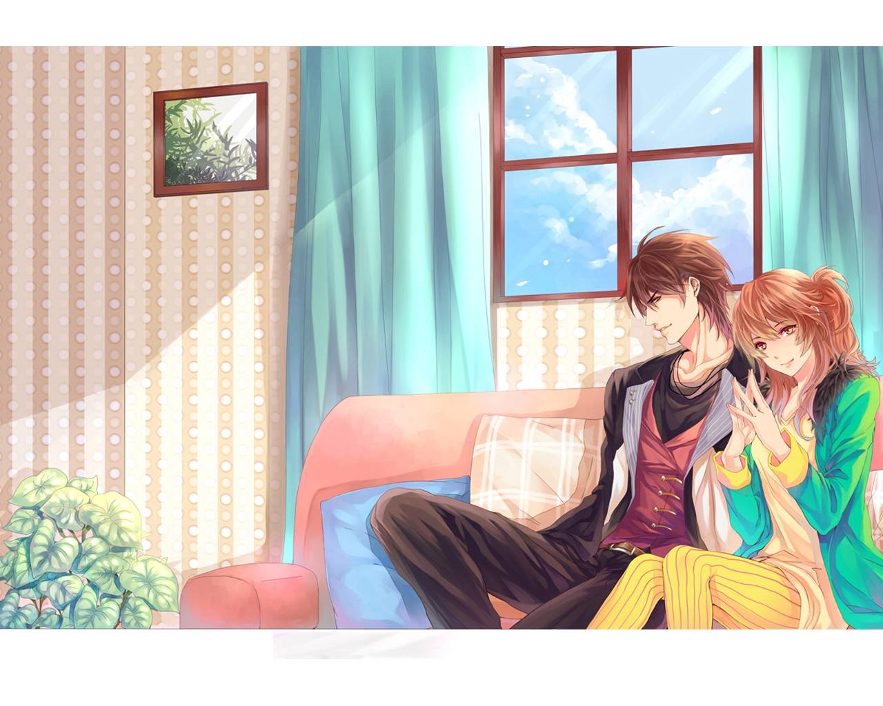 1280x1030 Anime Couple Wallpaper, 37 Desktop Image of Anime Couple. Anime, Desktop