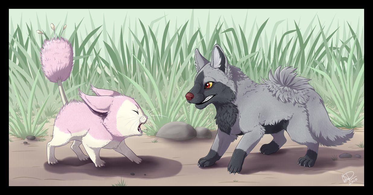 1240x650 Drawn by twapa. skitty, poochyena, pokemon. ✨puppymon, Desktop