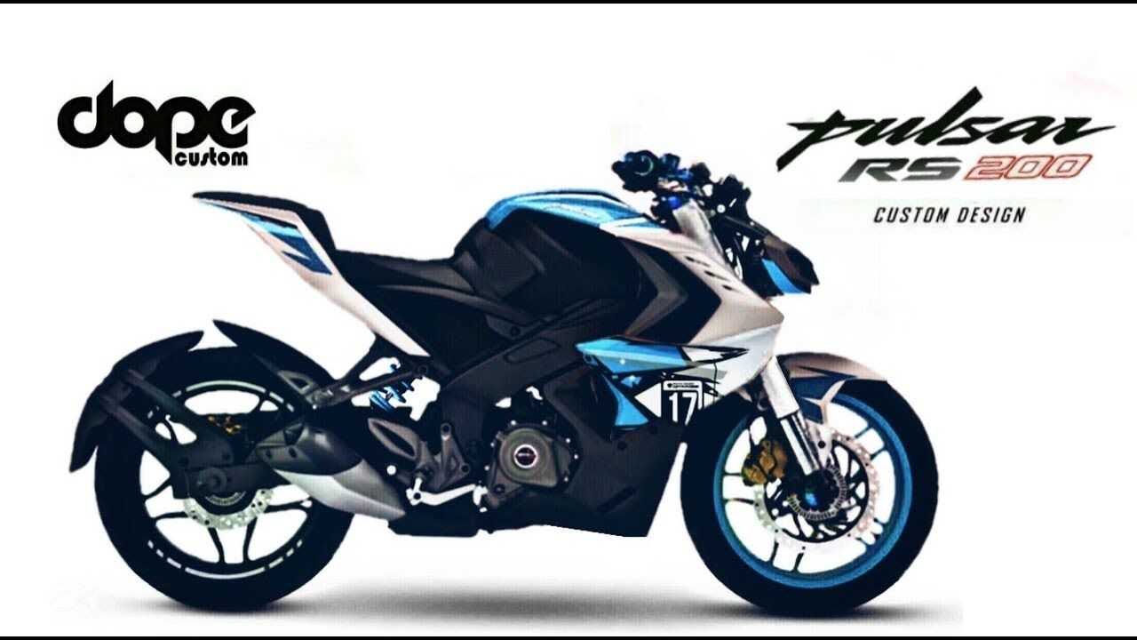 1280x720 Pulsar RS 200 Custom Design. Dope Custom. India, Desktop