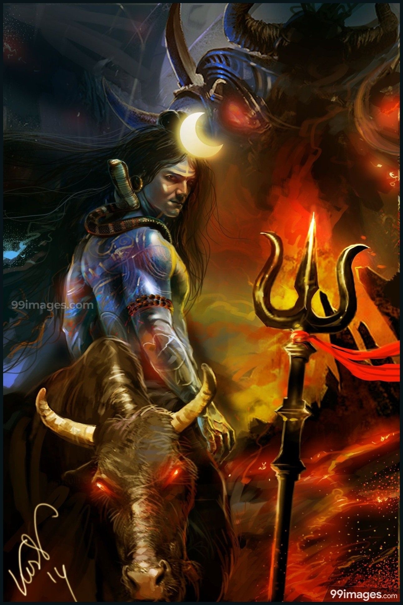 1300x1940 WoowPaper: Lord Shiva 3D HD Wallpaper 1080p, Phone