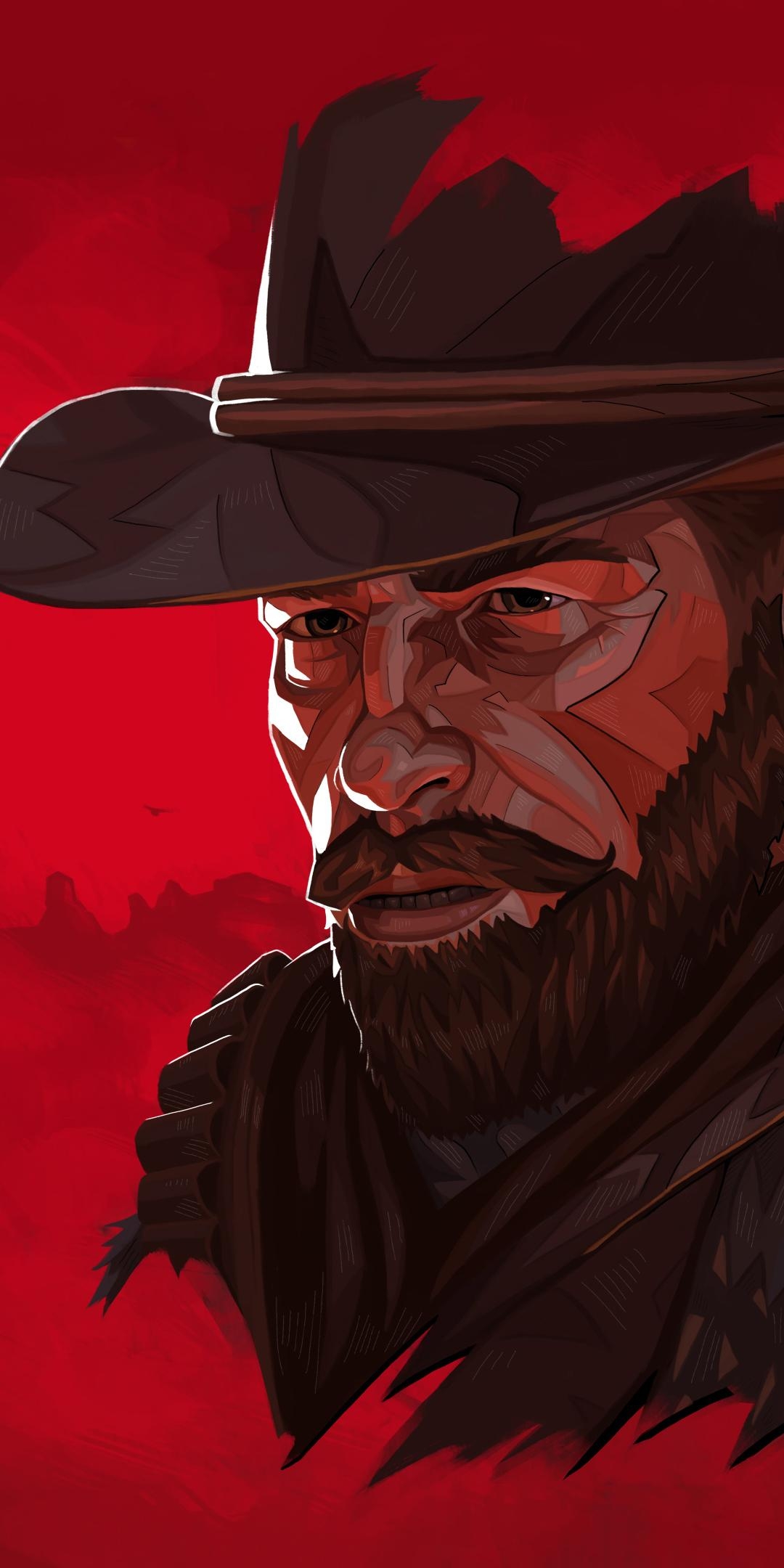 1080x2160 Video Game Red Dead Redemption 2 (), Phone