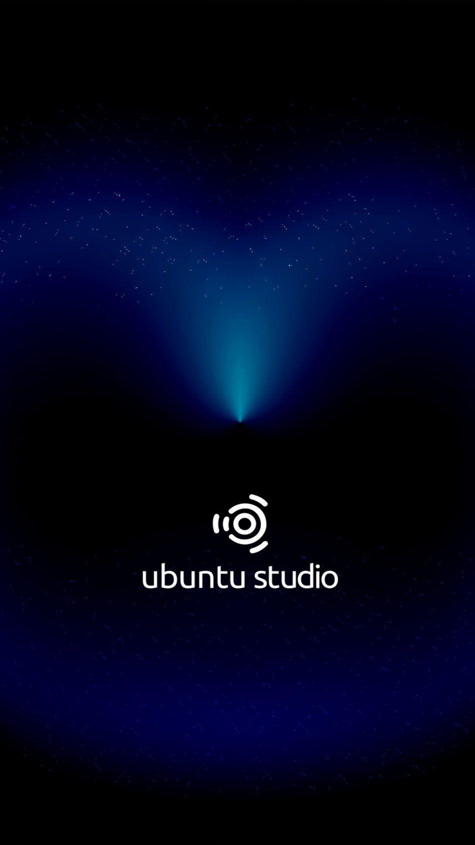 950x1690 Ubuntu Studio Dark Cosmic Black 4K Ultra HD Mobile Wallpaper, Phone