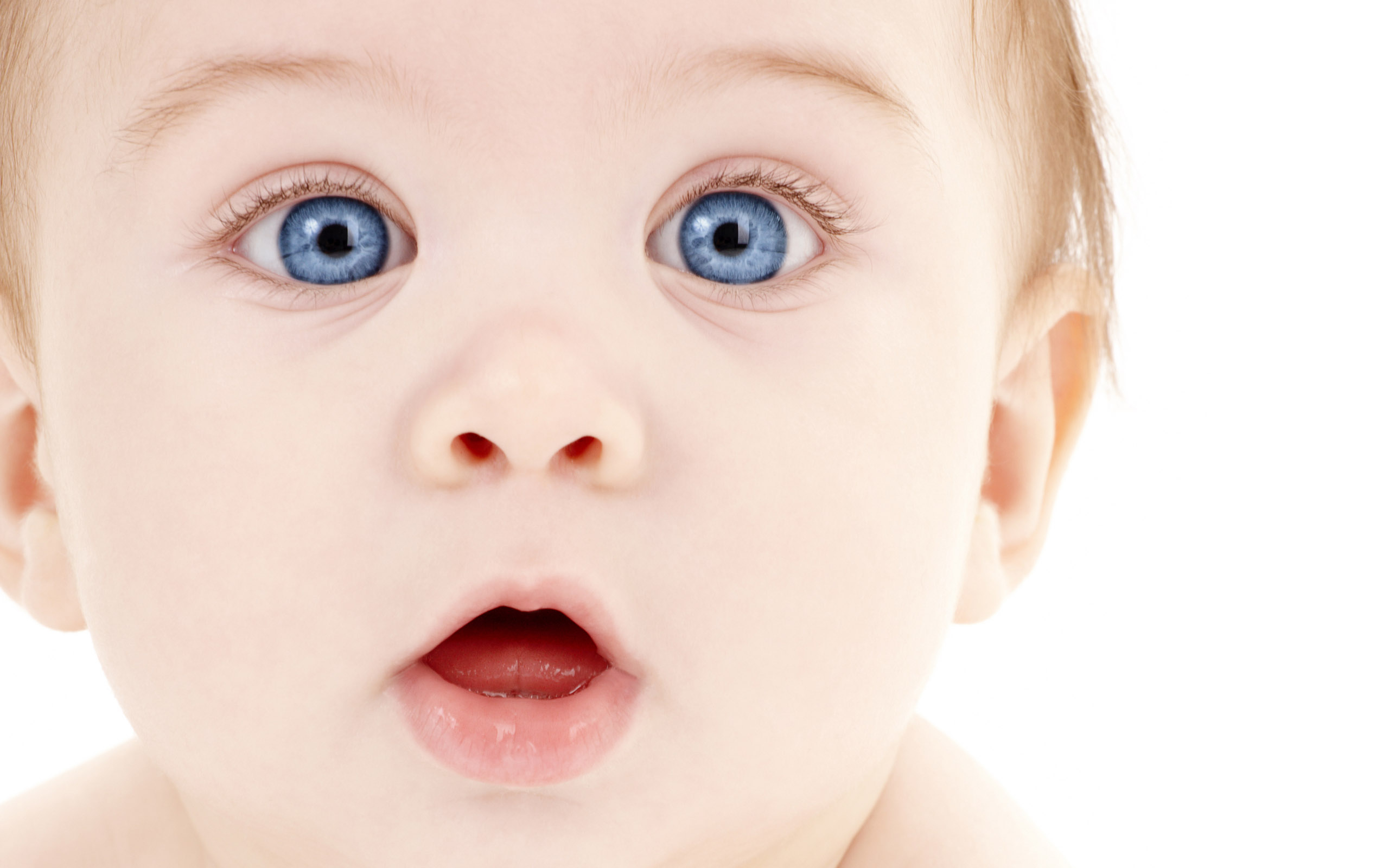 2560x1600 Blue Eyes Cute Baby Wallpaper 4K, Desktop