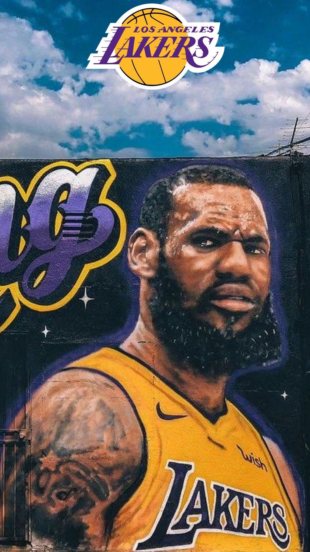 1080x1920 LA Lakers LeBron James iPhone 8 Wallpaper is the perfect High, Phone