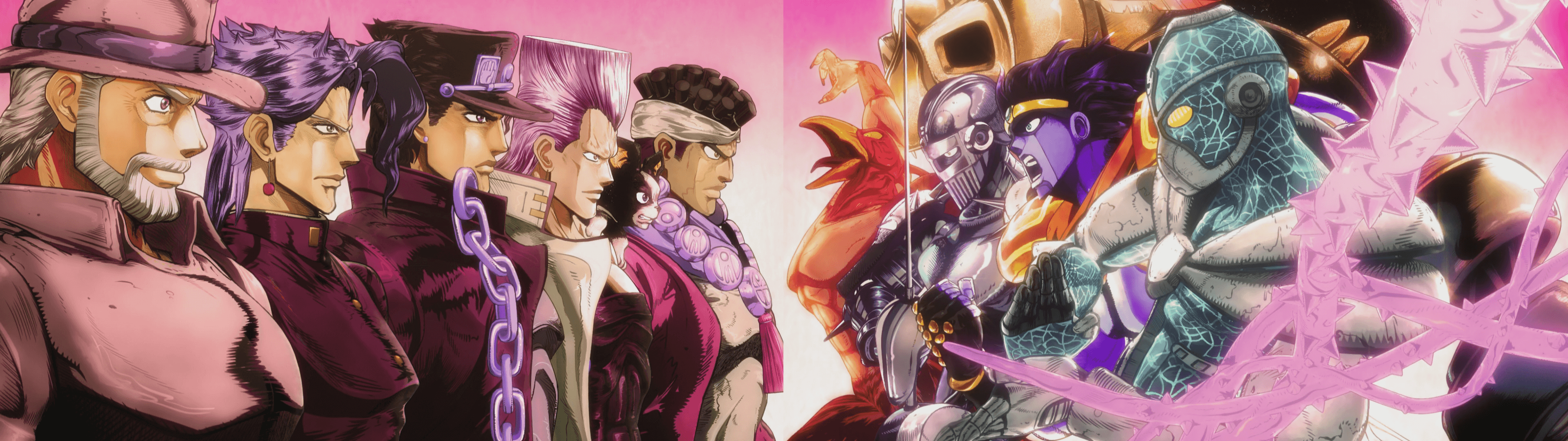 3840x1080 jotaro kujo wallpaper multi monitor 7. Dual Monitor Wallpaper, Dual Screen