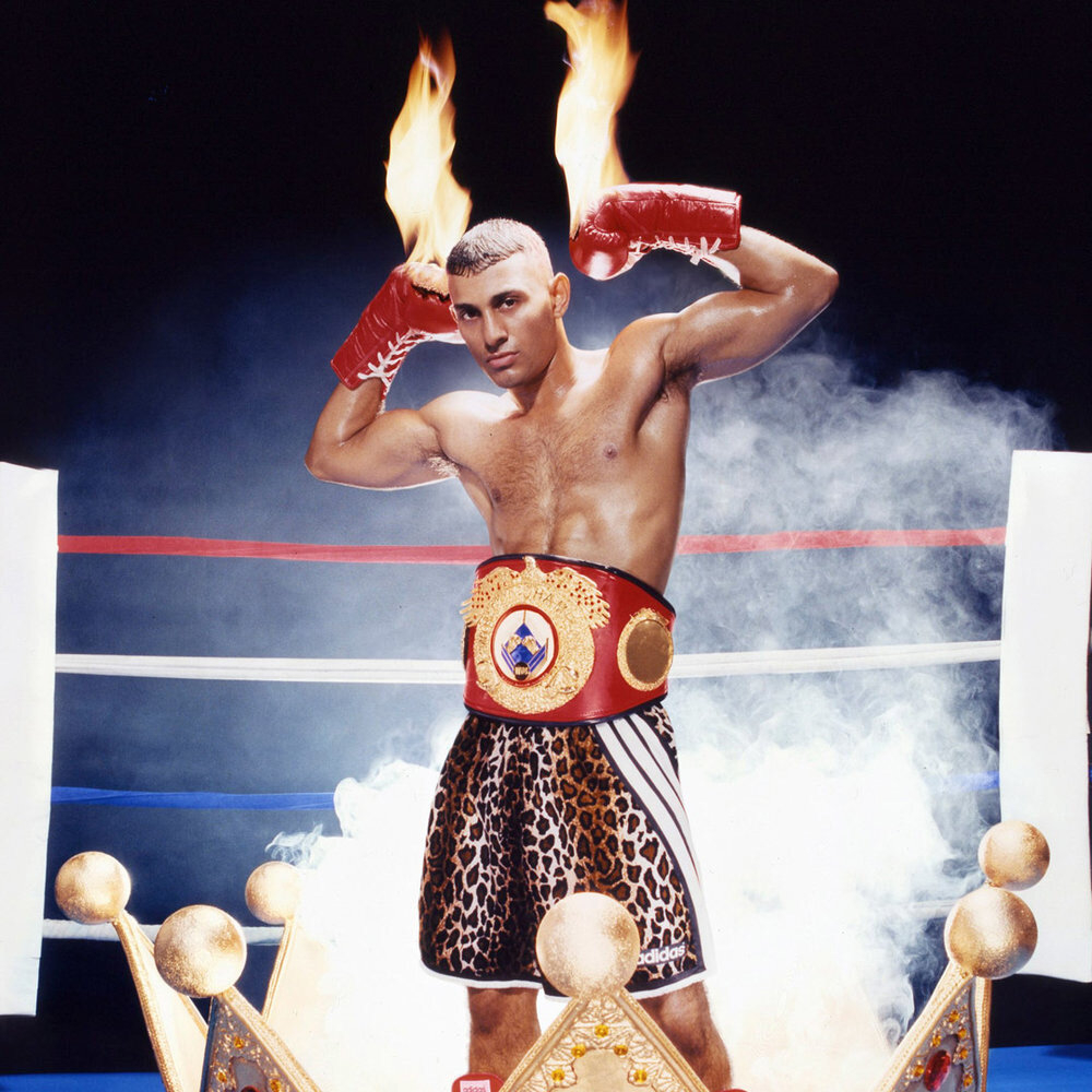 1000x1000 Boxing History Twitterissä: Prince Naseem Hamed was an incredible trash talker. Hamed is one of the various fighters we discuss on our latest boxing history podcast, about the Greatest Trash Talkers Ever, Phone