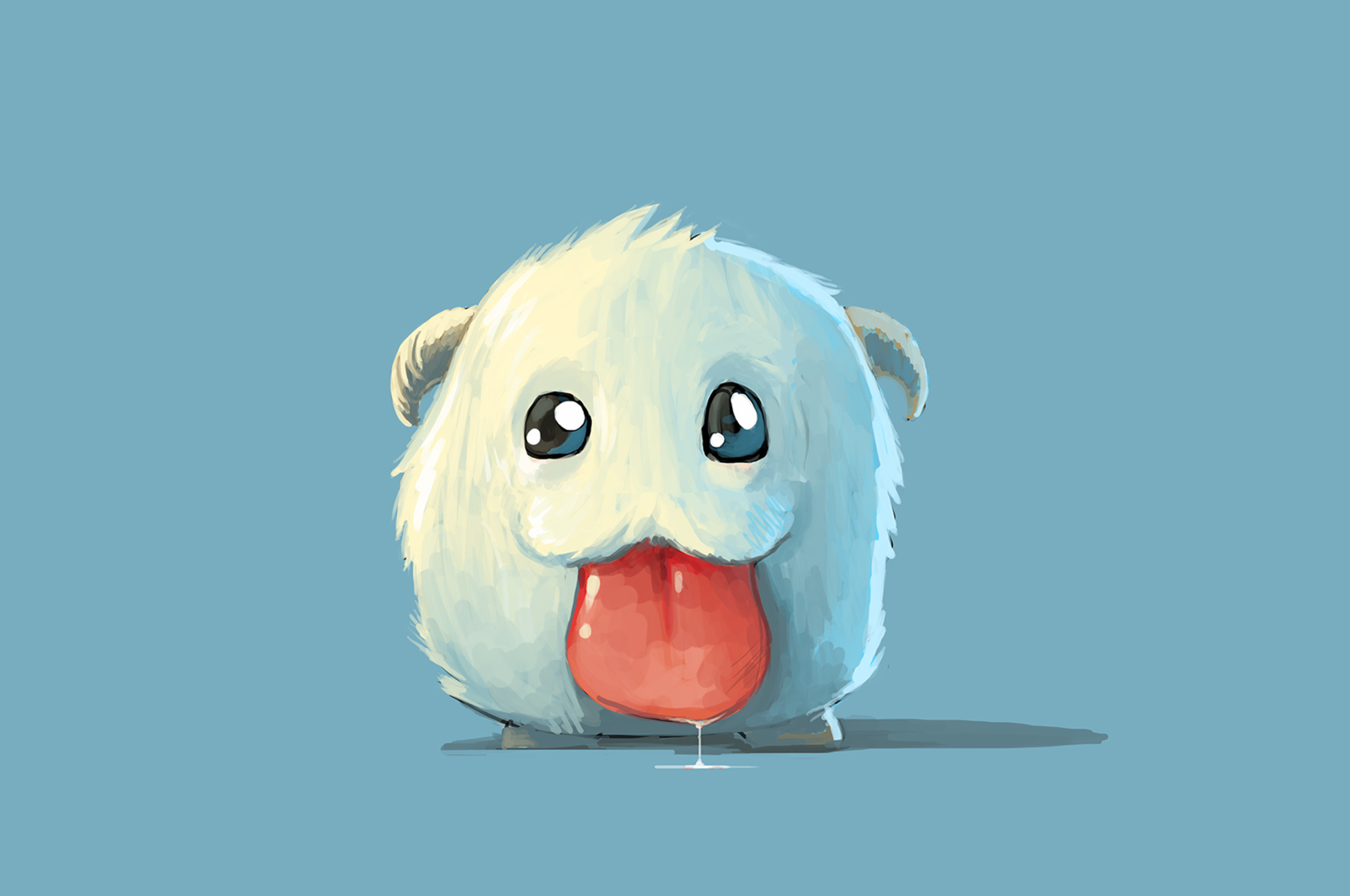 2560x1700 Cute White Poro Chromebook Pixel HD 4k Wallpaper, Image, Background, Photo and Picture, Desktop