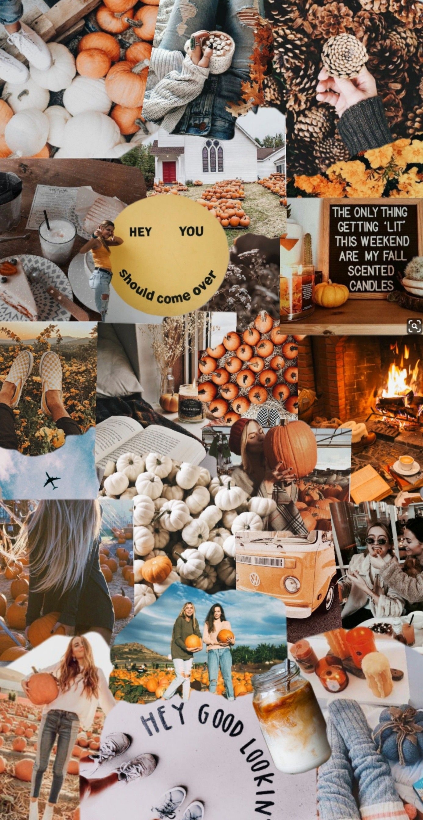 1390x2690 Cute Fall Aesthetic Wallpaper, Phone