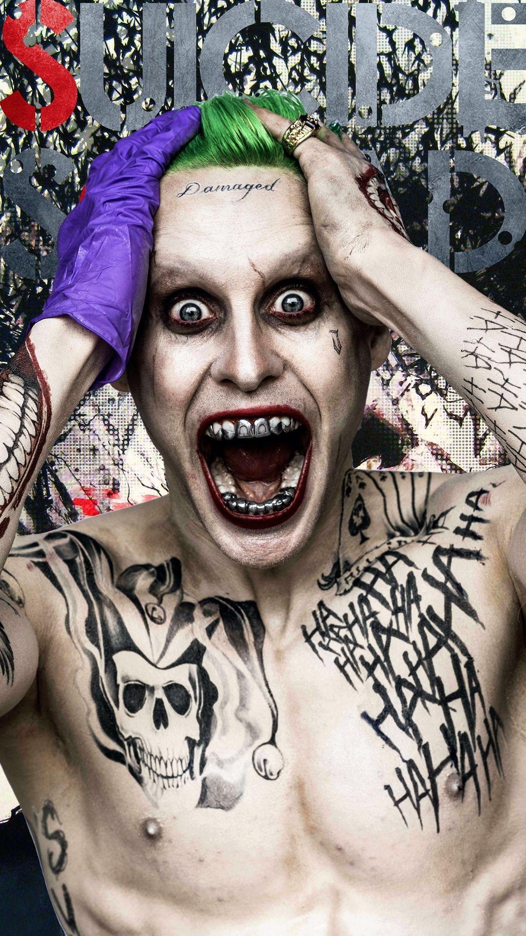 1080x1920 Joker, Suicide Squad. Art. Joker, Mobile wallpaper, Phone