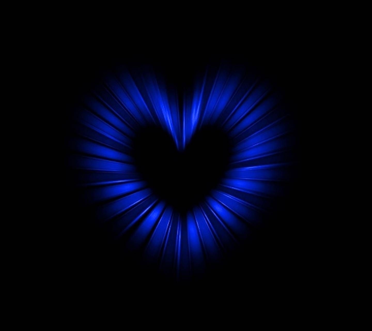 1440x1280 Black and Blue Heart Wallpaper, HD Black and Blue Heart Background on WallpaperBat, Desktop