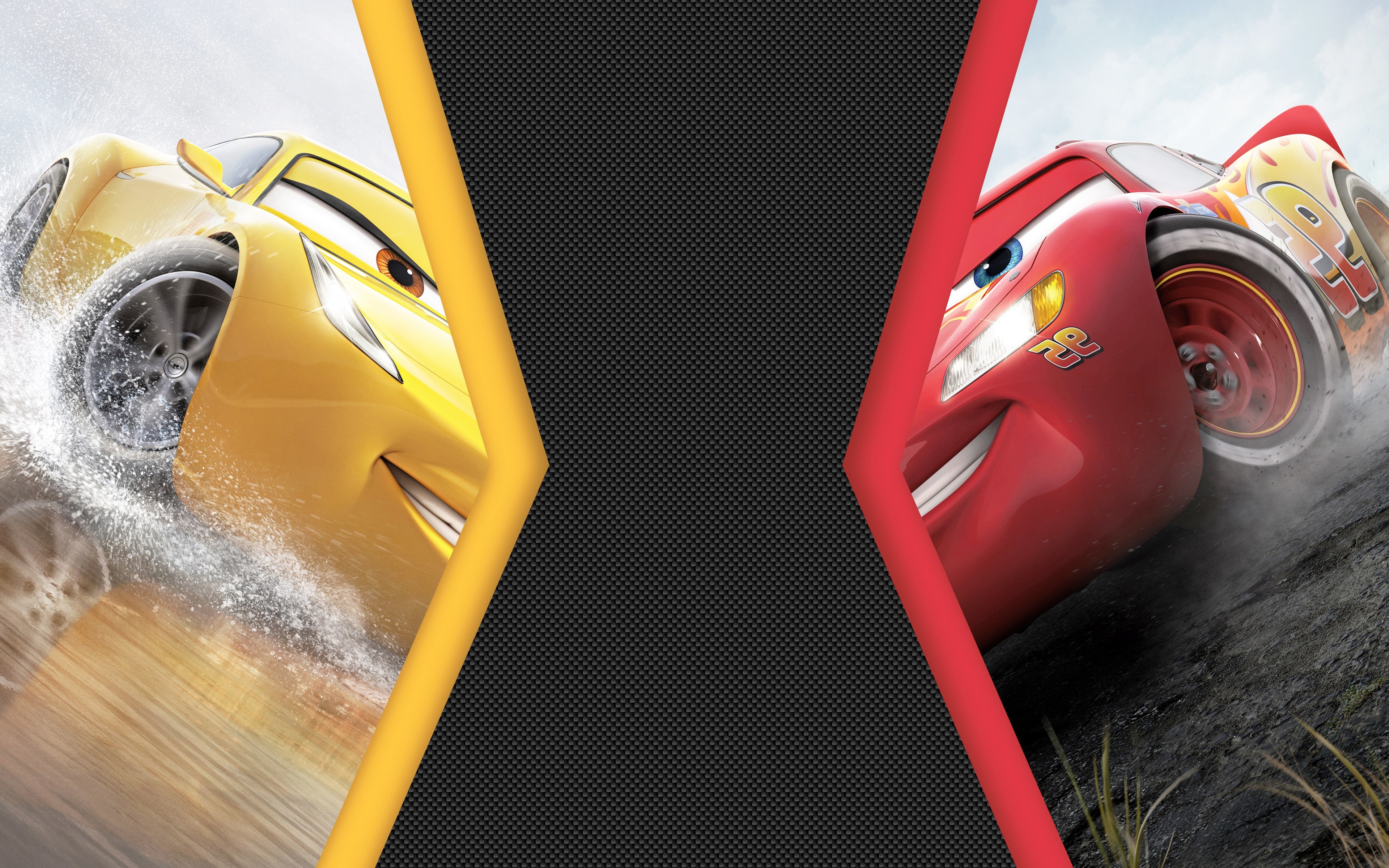 3840x2400 Cars 3 Lightning Mcqueen Vs Cruz Ramirez Wallpaper 3 Cruz, Desktop