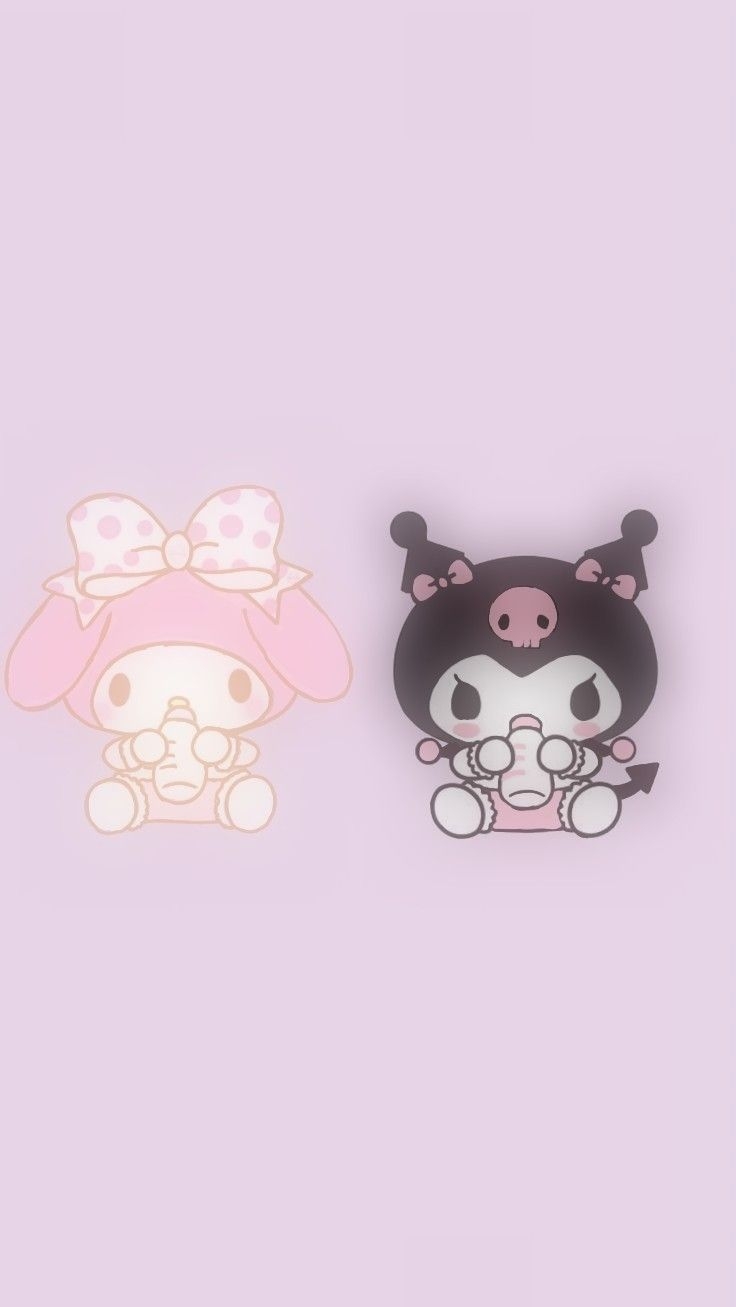 740x1310 Kuromi and my Melody. Hello kitty background, Hello kitty iphone wallpaper, Hello kitty picture, Phone