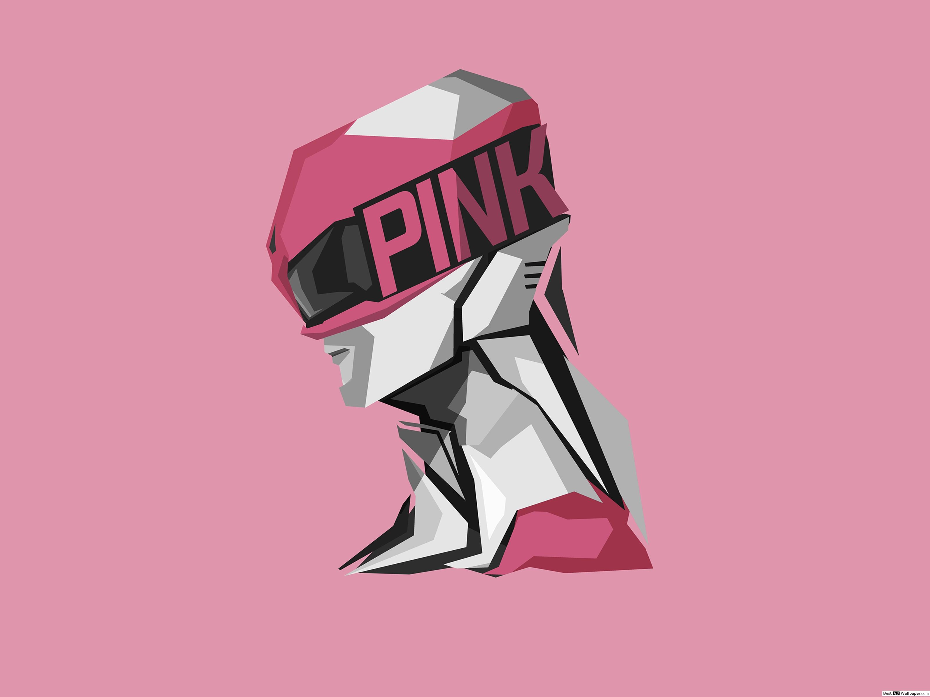 3200x2400 Power Ranger, Pink Ranger Minimalist HD wallpaper download, Desktop