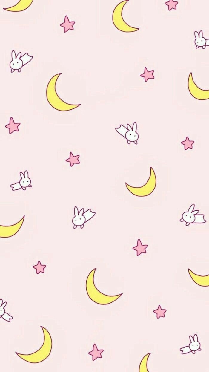 700x1250 Wallpaper Kawaii. Cute pastel wallpaper, Sailor moon wallpaper, Bunny wallpaper, Phone