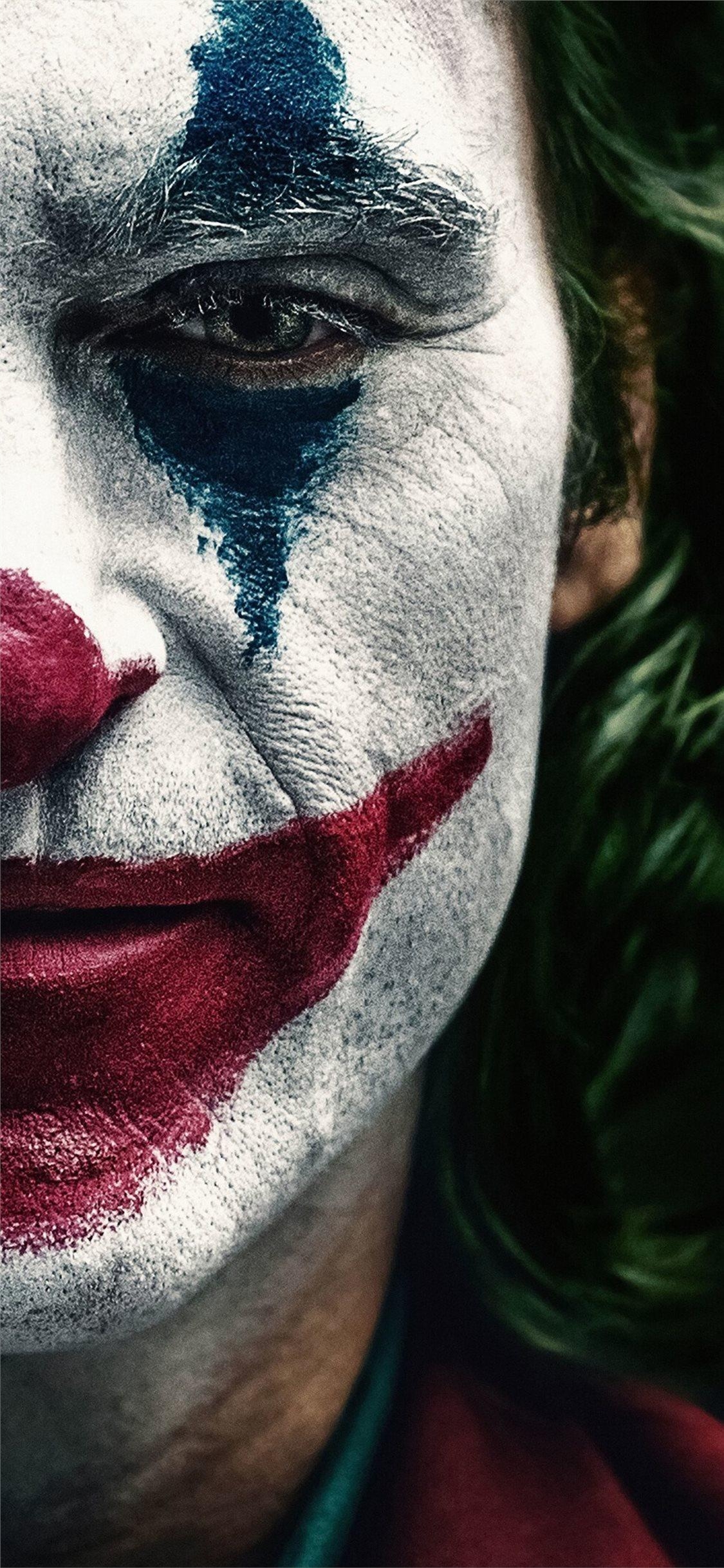 1130x2440 joker movie 2019 clown iPhone X Wallpaper Free Download, Phone