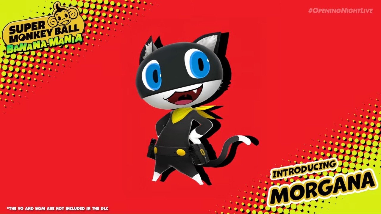 1280x720 Persona 5's Morgana Is Joining Super Monkey Ball Banana Mania, Desktop