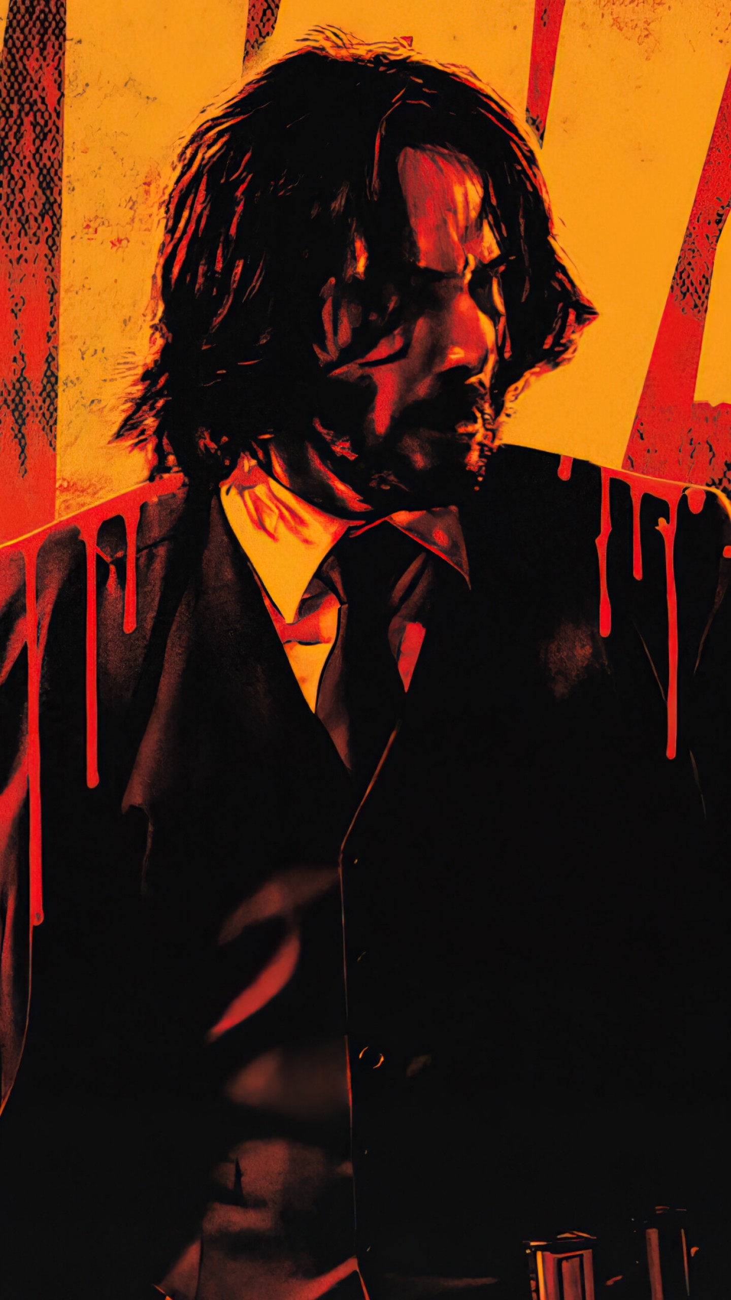 1440x2560 Wallpaper John Wick: Chapter poster, Keanu Reeves, 4K, Movies, Phone