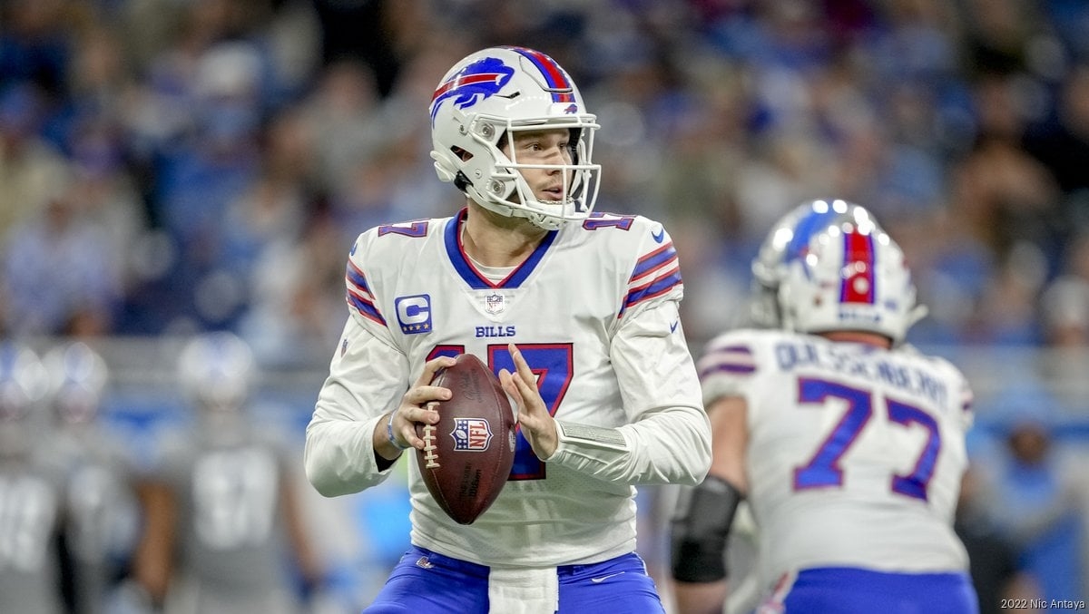 1200x680 EA puts Bills QB Josh Allen on cover of 'Madden NFL 24' Business First, Desktop